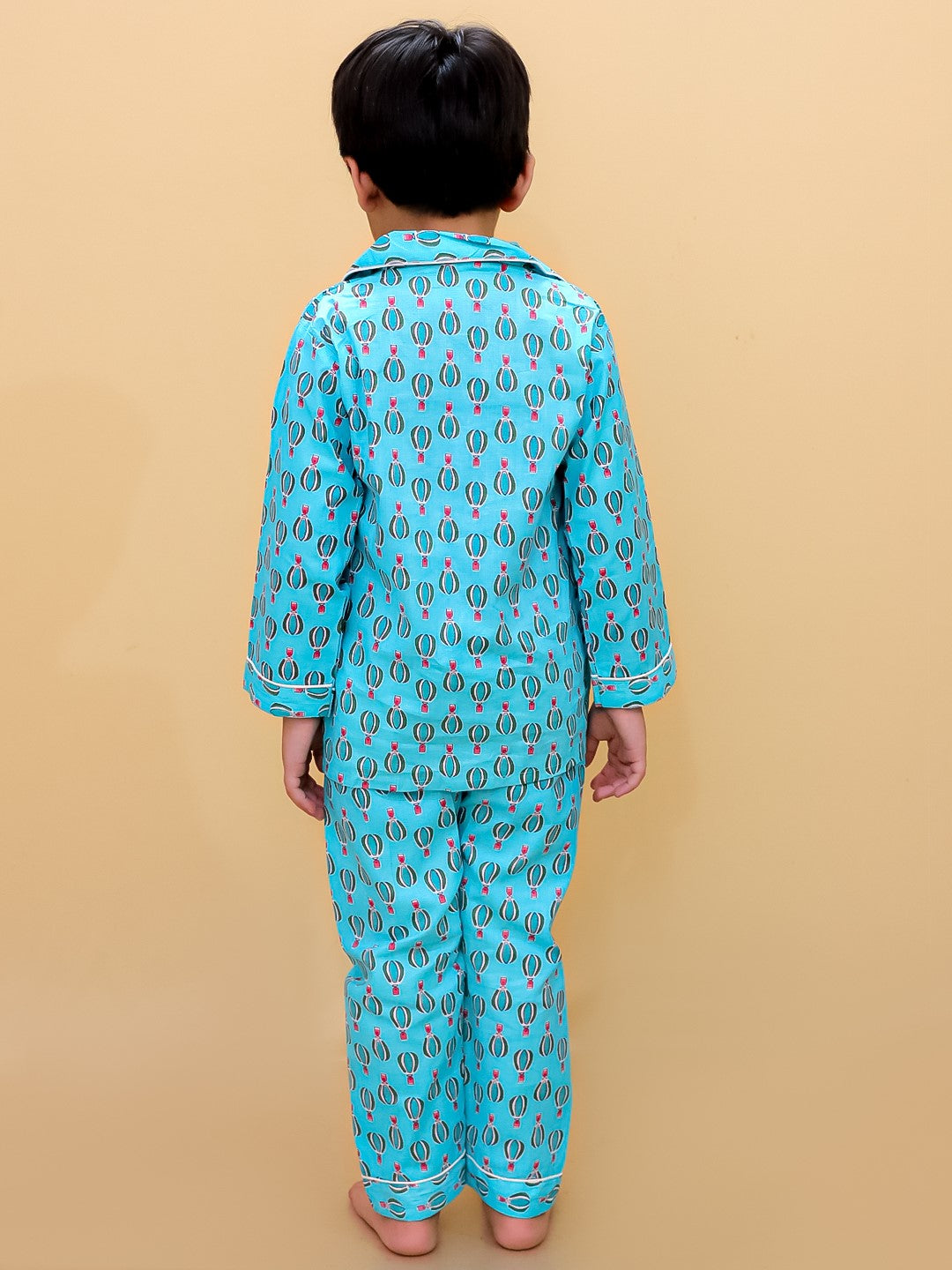 Abstract Printed Nightuit For Boys and Girls