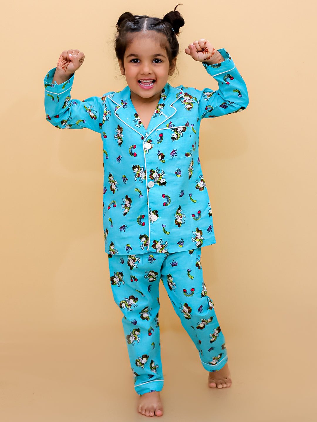 Unicorn Printed Night Suits For Boys and Girls