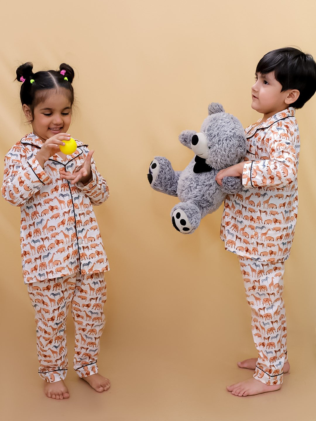 Animal Printed Night Suits For Boys and Girls