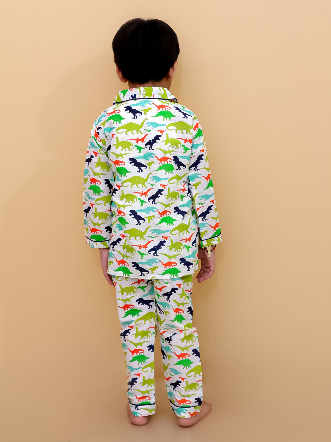 Abstract Print Full Sleeves Night Suits For Boys and Girls