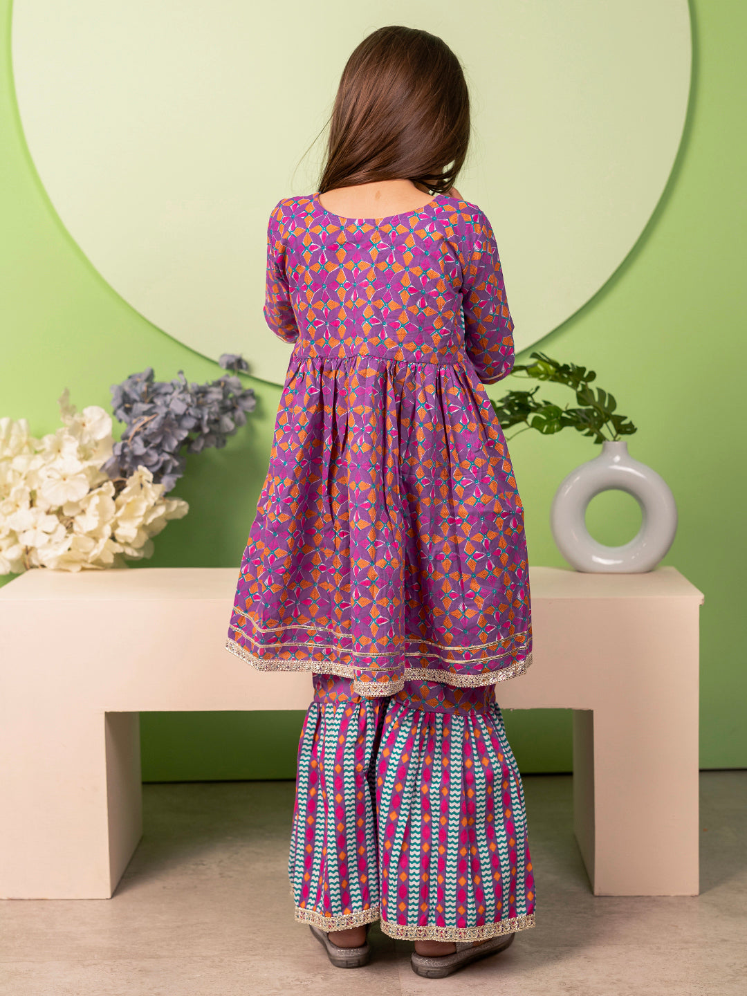 Sharara set for Girls - Purple