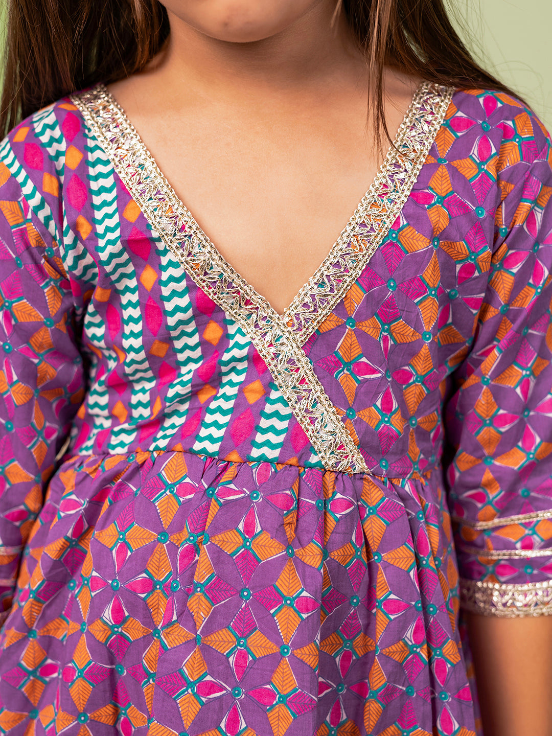 Sharara set for Girls - Purple