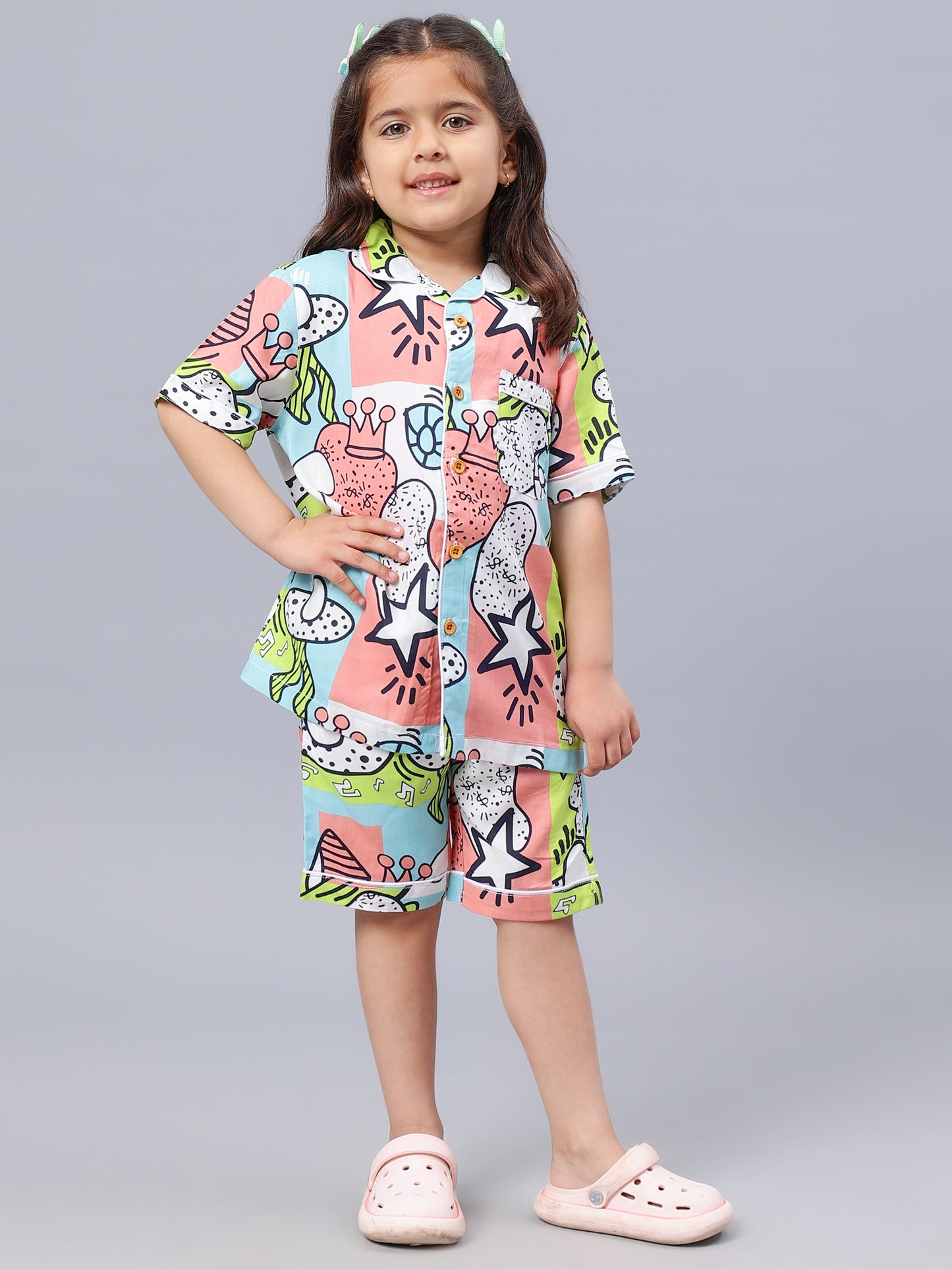 Abstract Printed Nightsuit