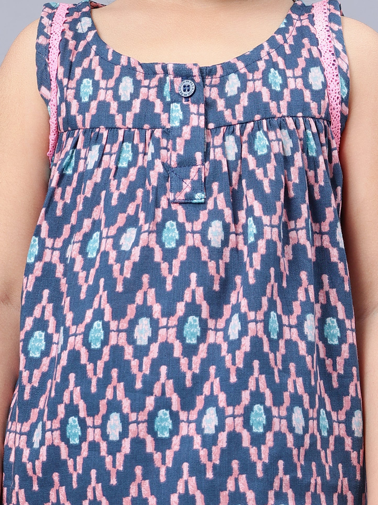 Co-ords Printed Shorts Set For Girls