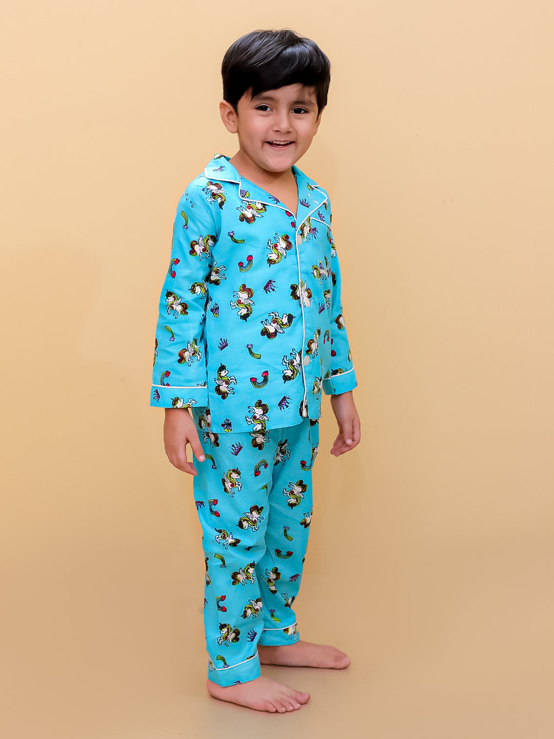 Unicorn Printed Night Suits For Boys and Girls