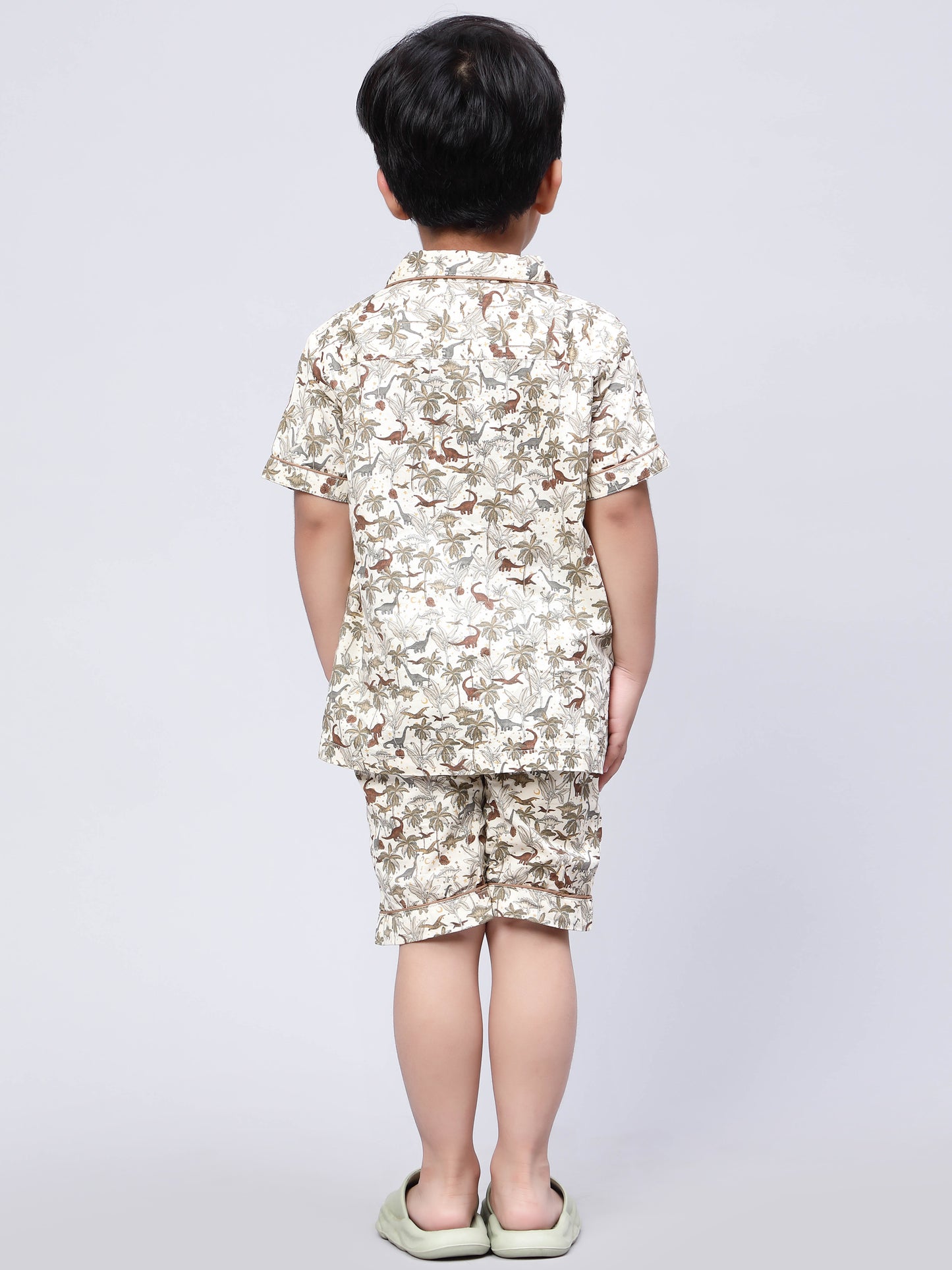 Unisex Dino Print Night suit for Girls or Boys