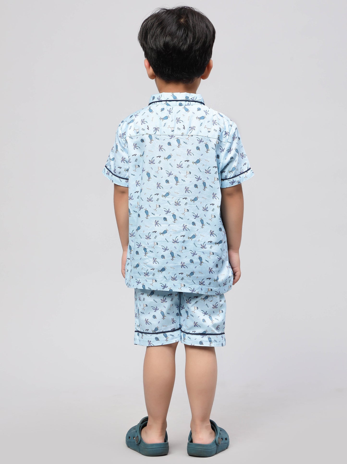 Unisex Beach Print Night suit for Girls or Boys