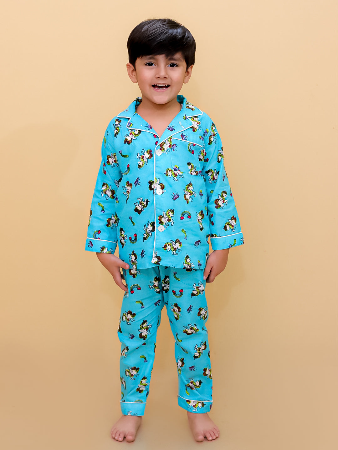 Unicorn Printed Night Suits For Boys and Girls