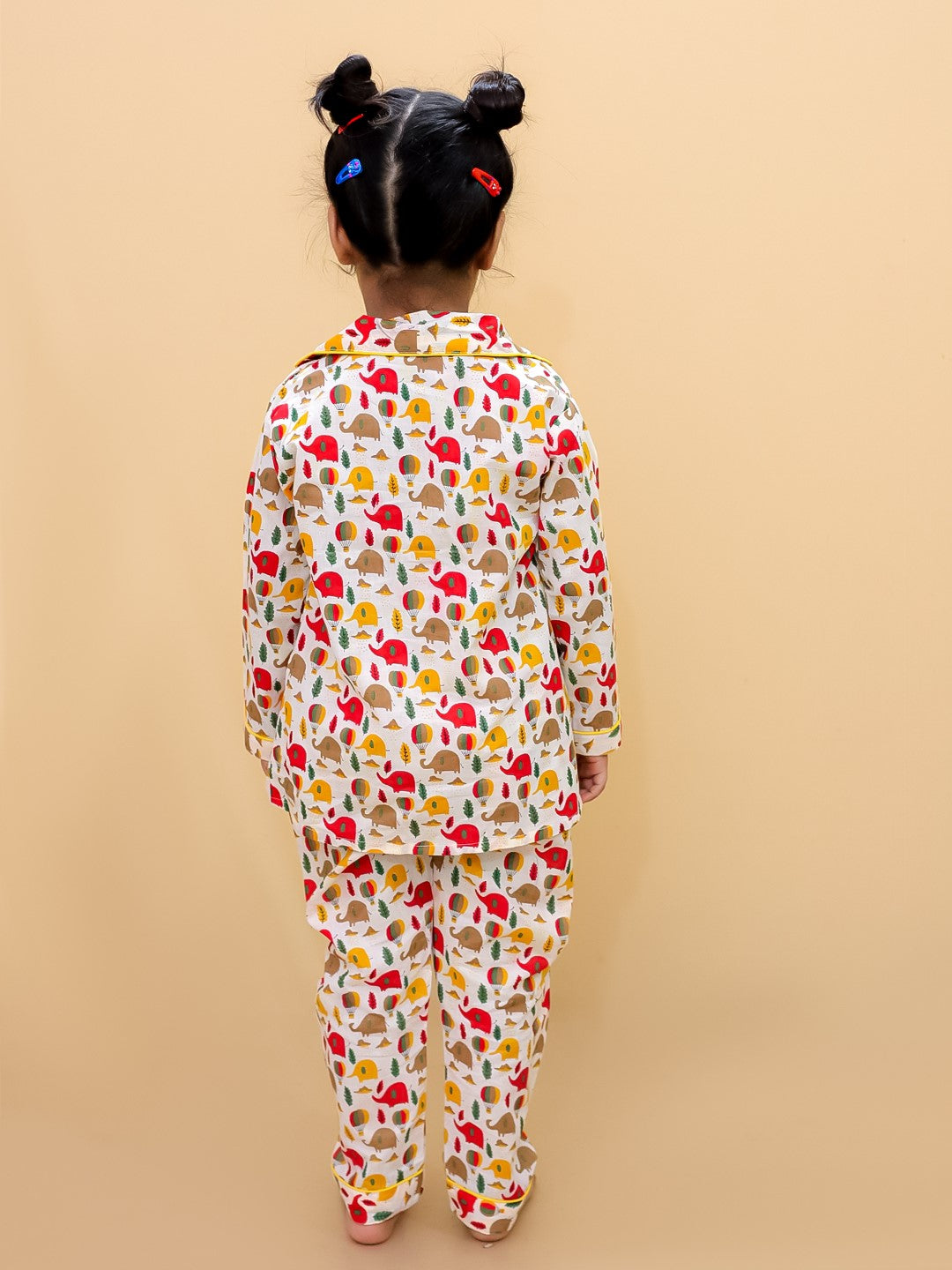 Elephant Printed Night Suits For Boys and Girls