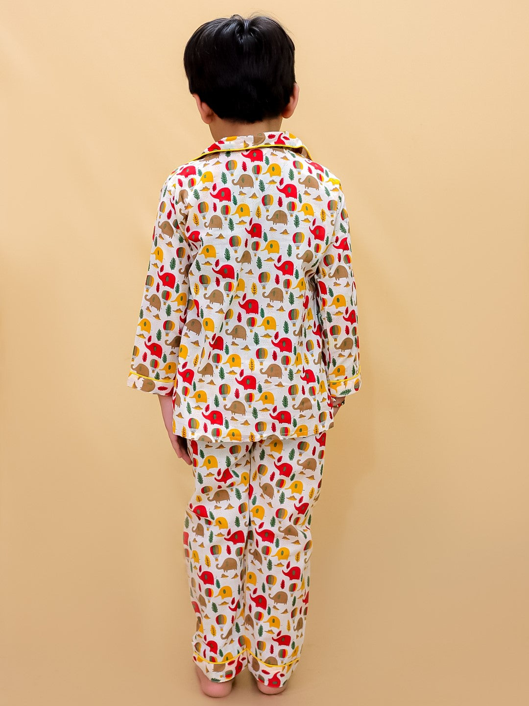 Elephant Printed Night Suits For Boys and Girls
