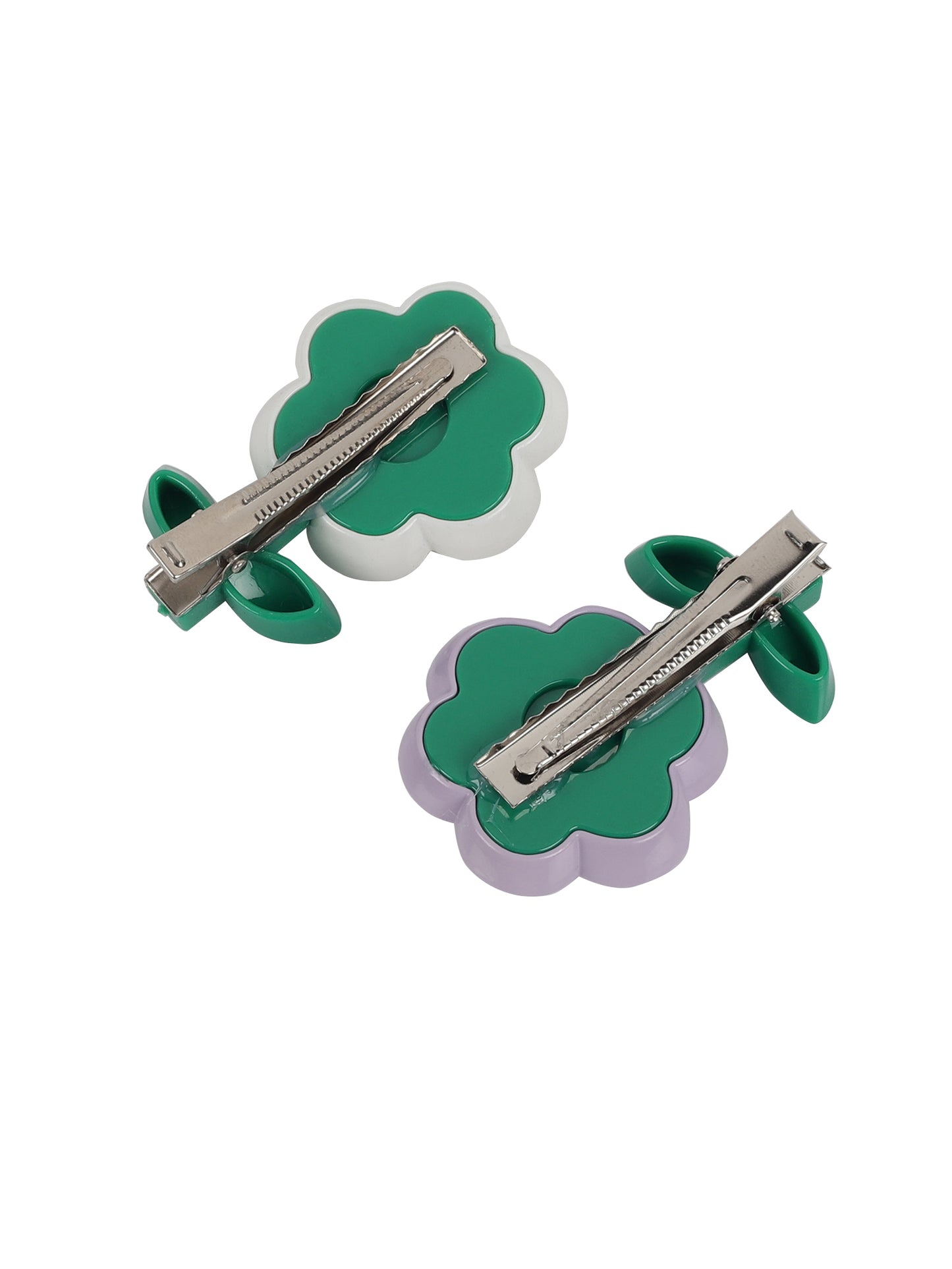 Flower Design Hair Clip For Girls-Pack of 2