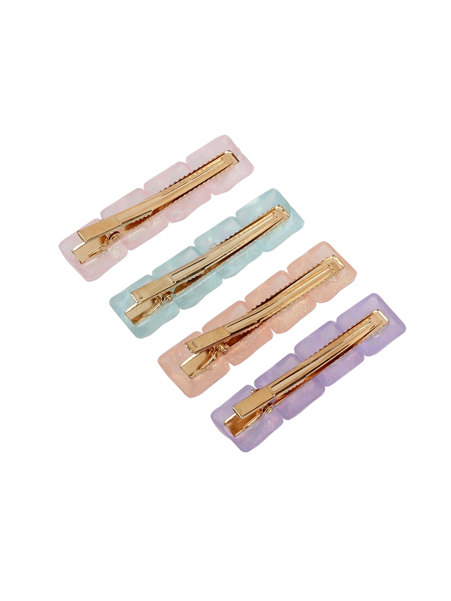 Fancy Design Hair Clip For Girls-Pack of 4