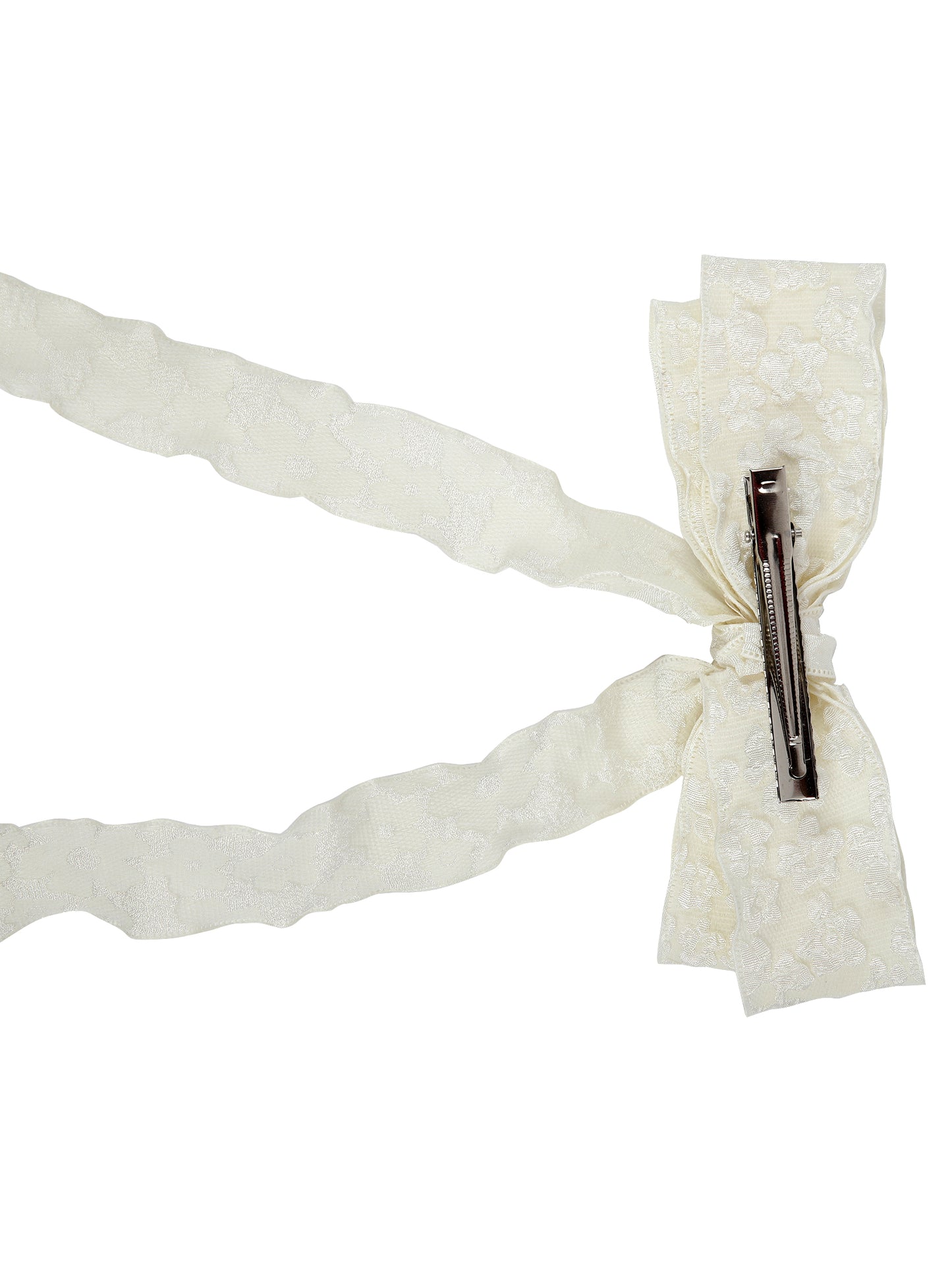 Bow Ribbon Hair Clip For Girls