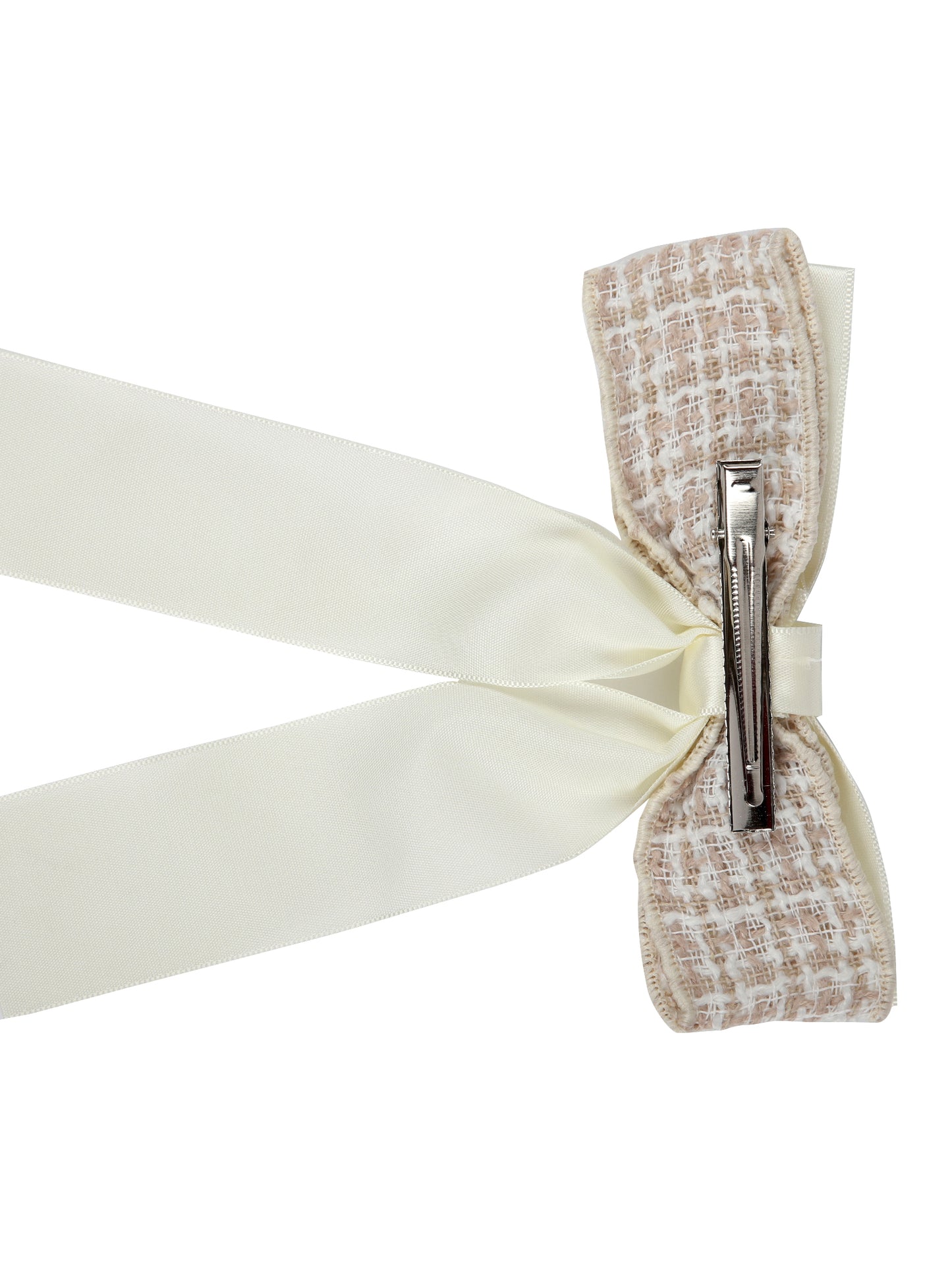 Bow Ribbon Hair Clip For Girls