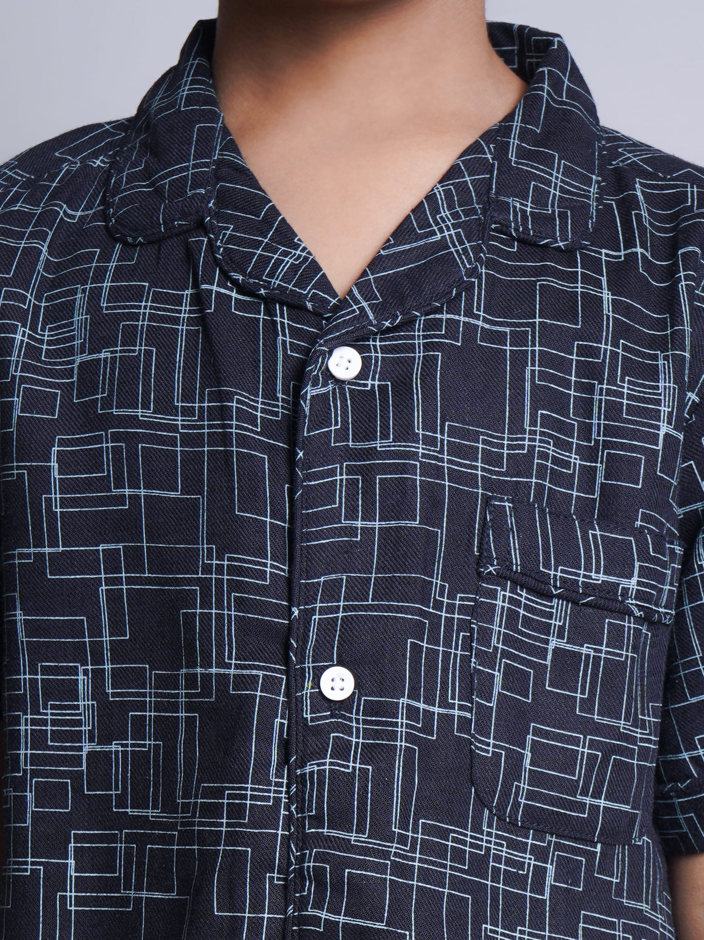 Printed Half Sleeves Night Suits For Boys and Girls