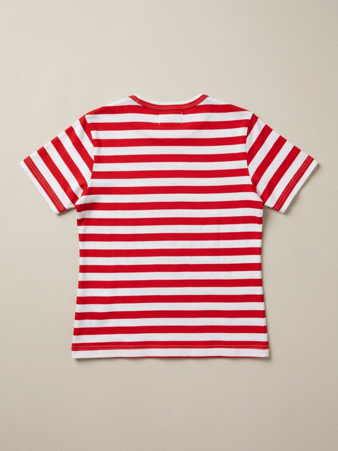 Biglilpeople Girls Black & Red Striped Round Neck Short Sleeves T-Shirt (Pack of 2)