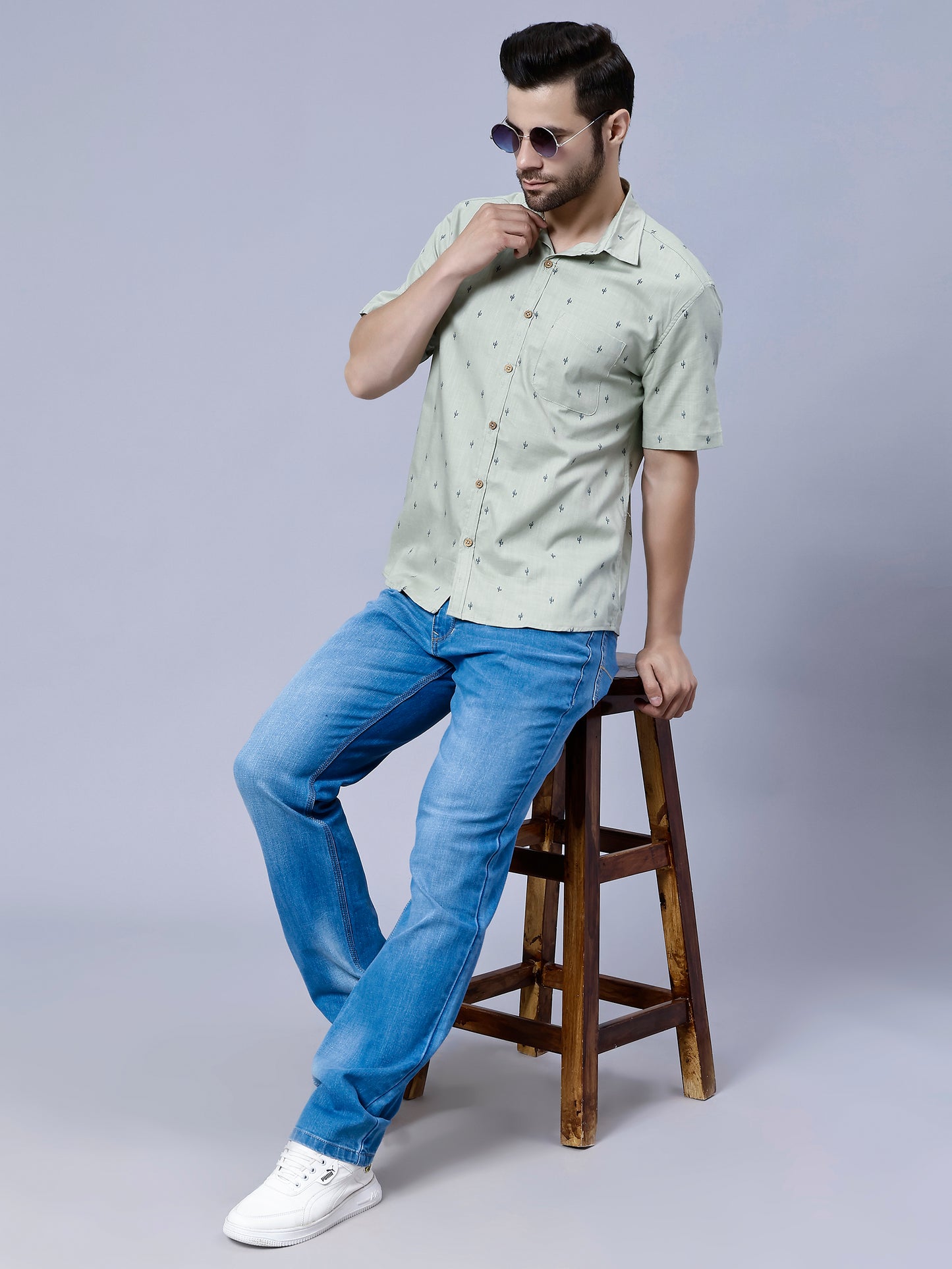 Cactus Print Shirt for Men