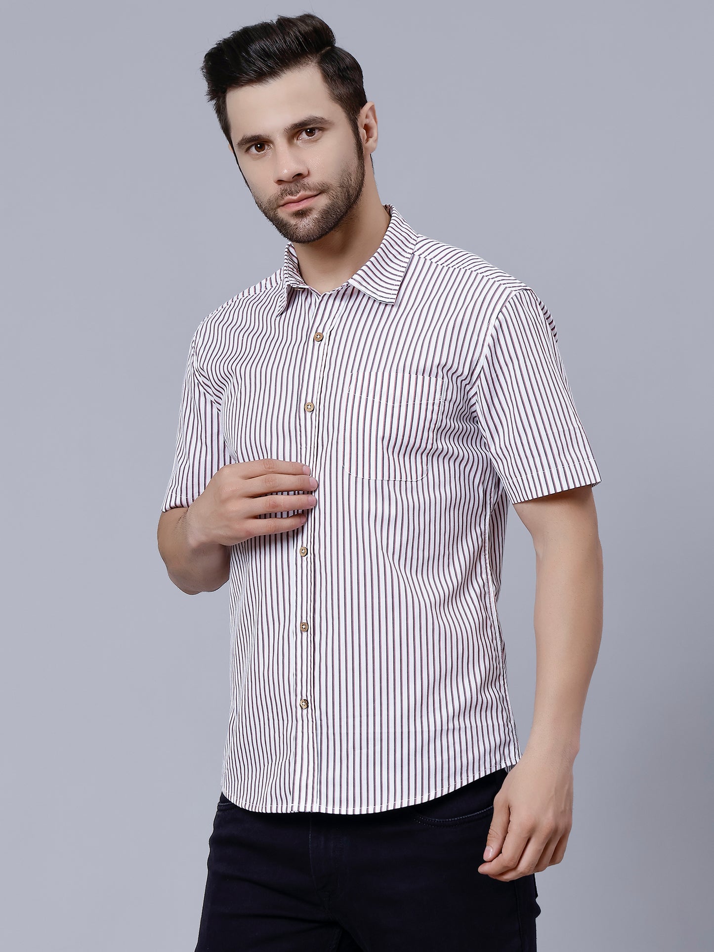 Classic Striped Shirt for Men