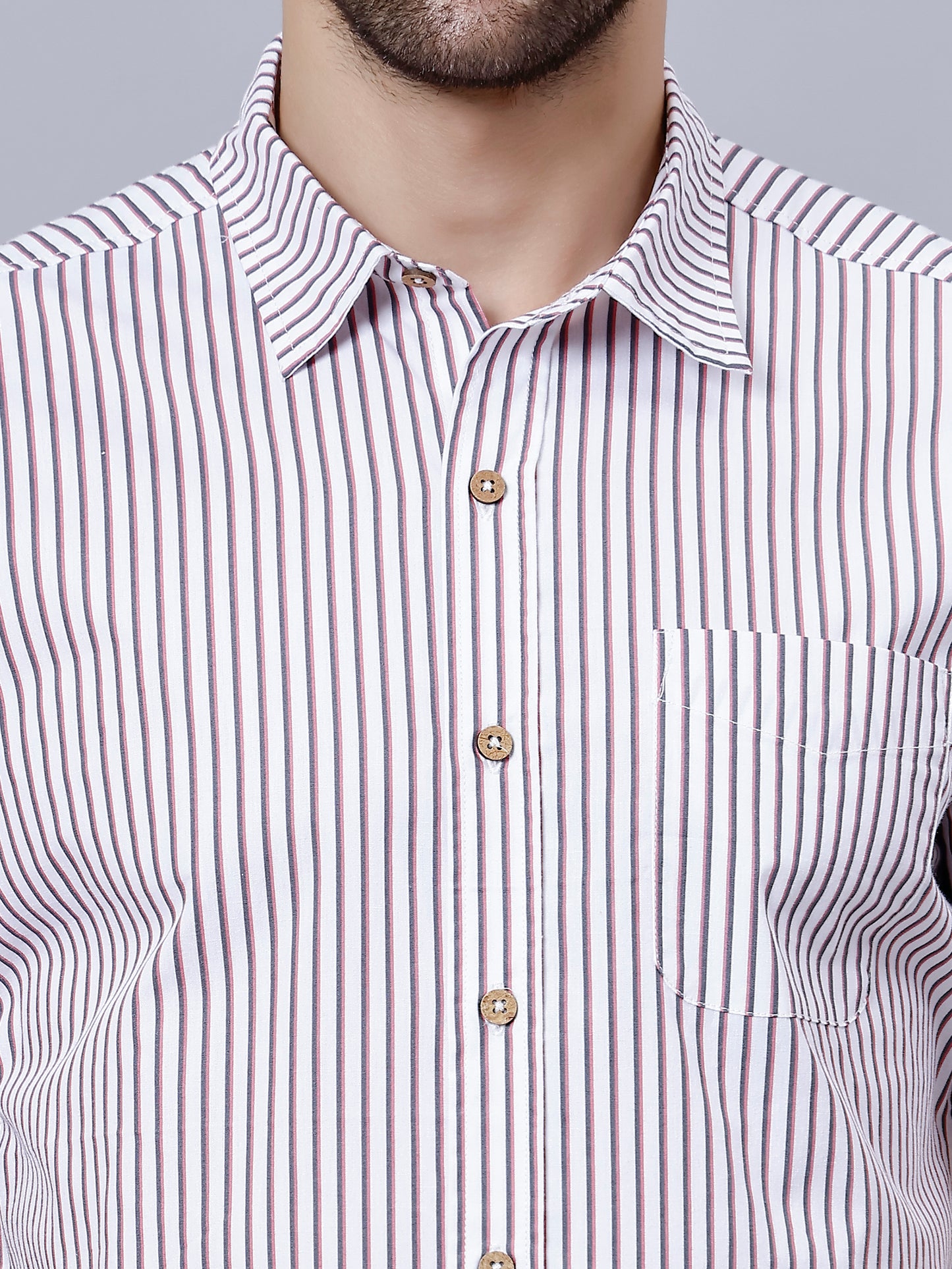 Classic Striped Shirt for Men
