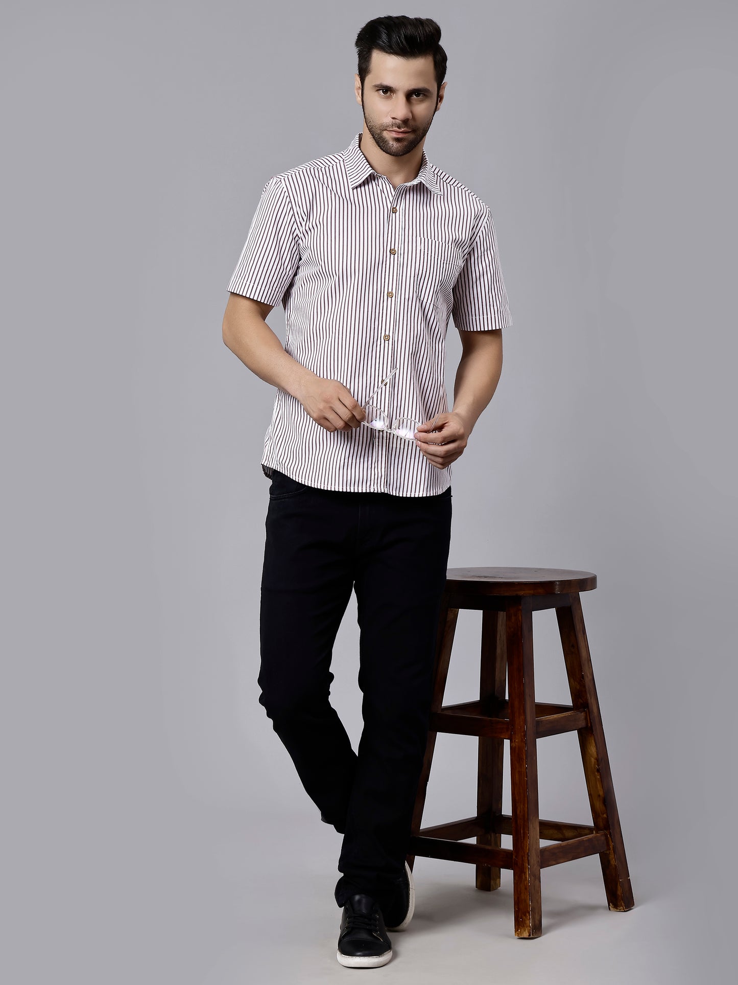 Classic Striped Shirt for Men