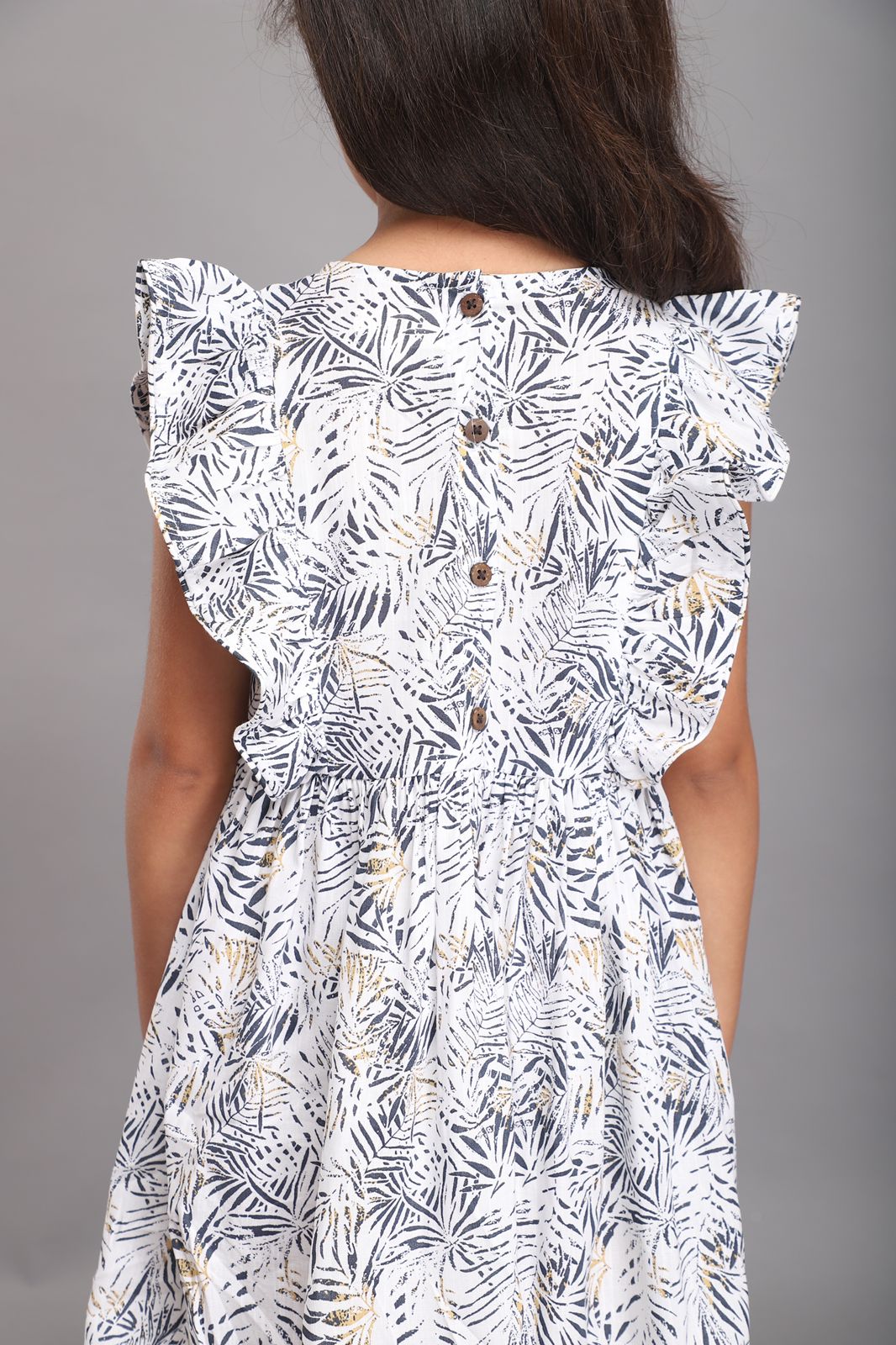 Tropical Print Dress