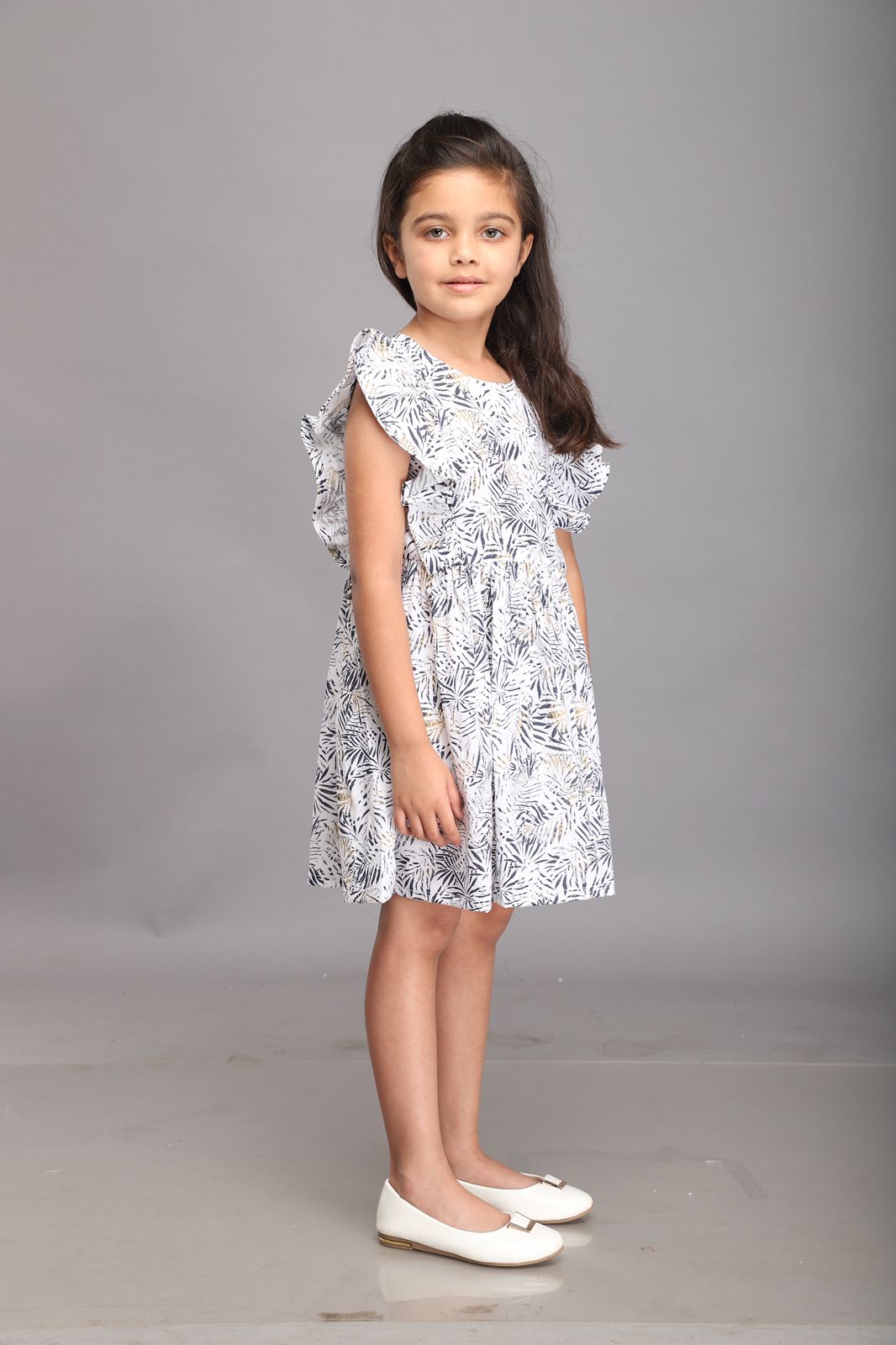 Tropical Print Dress