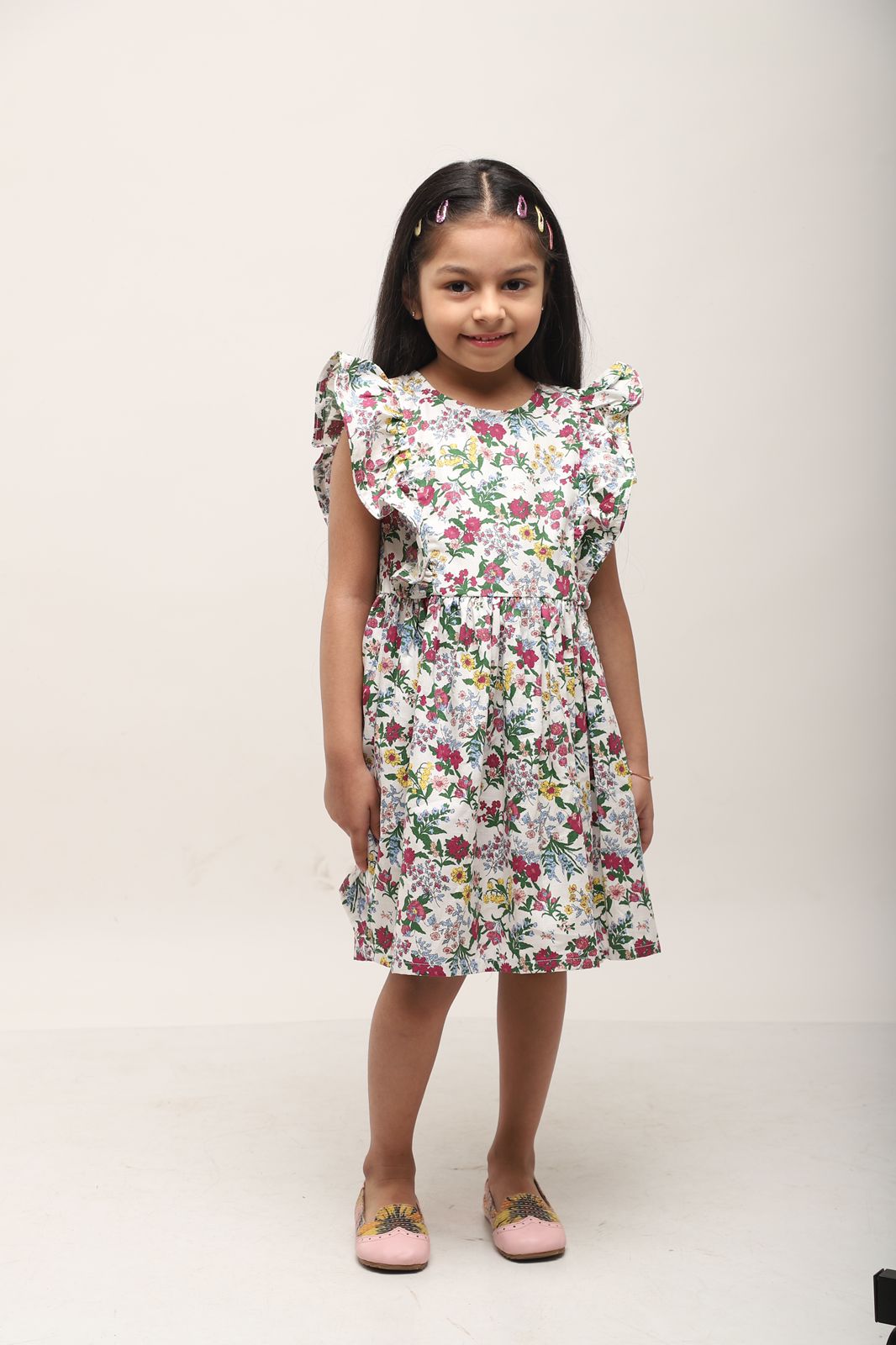 White Floral Dress