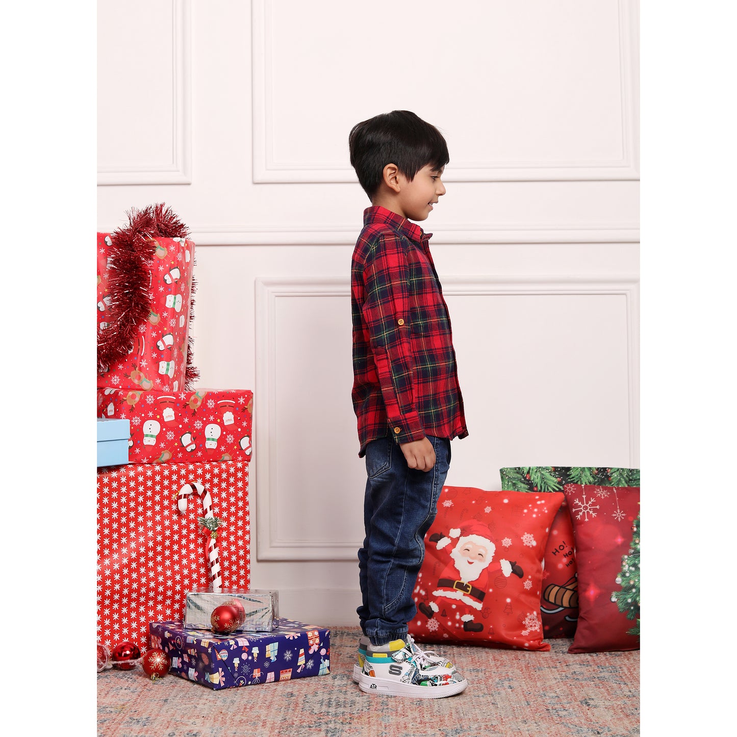 Classic Red Plaid Flannel Shirt