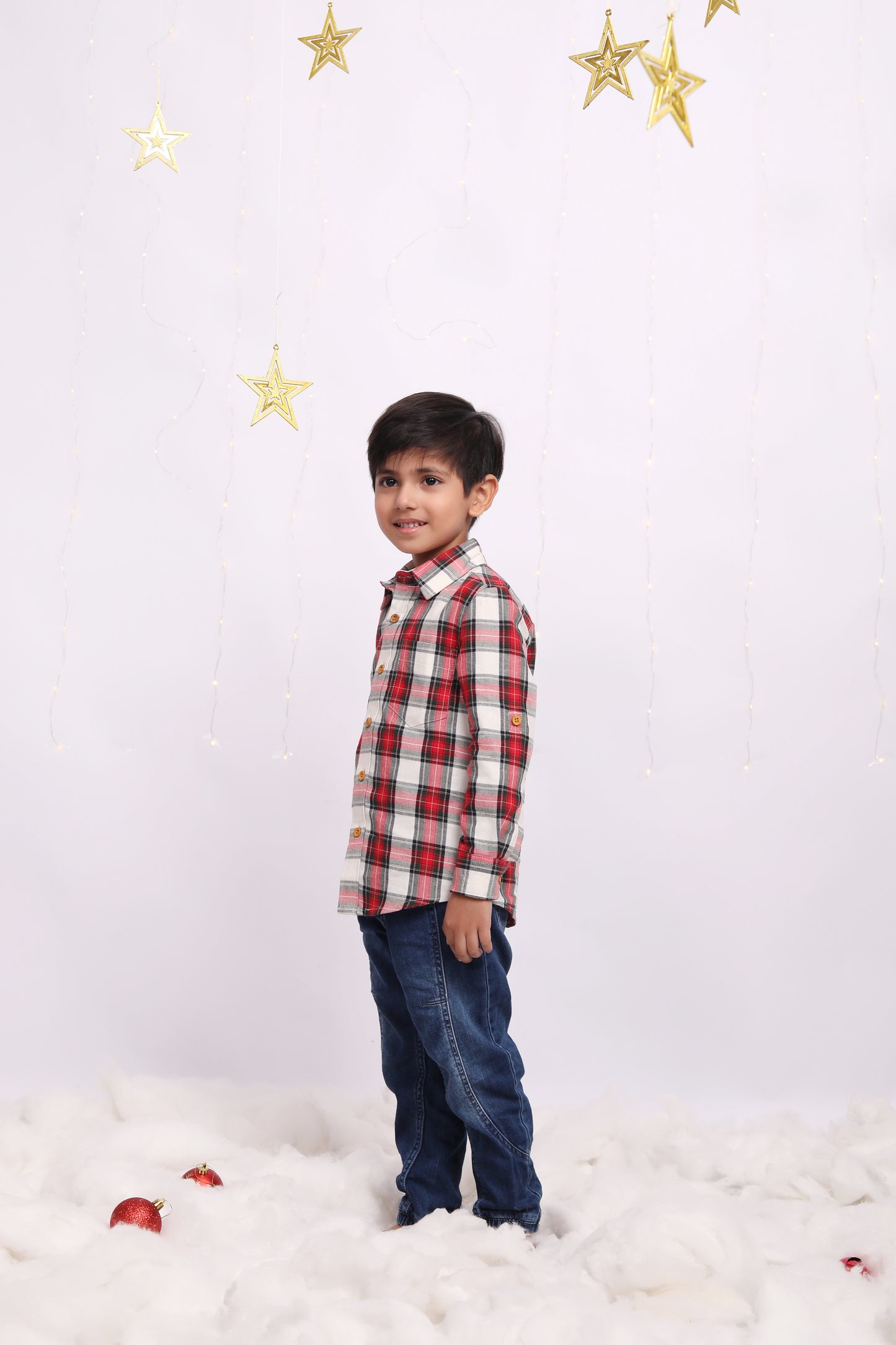 Classic Christmas Checks Flannel Shirt