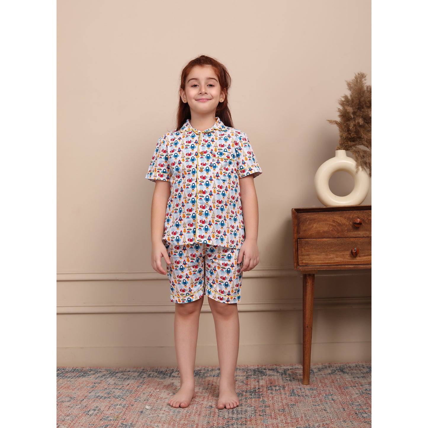 Space Print Night suit for Girls or Boys