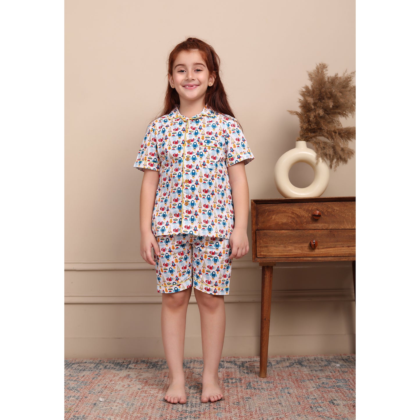 Space Print Night Suits for Girls or Boys