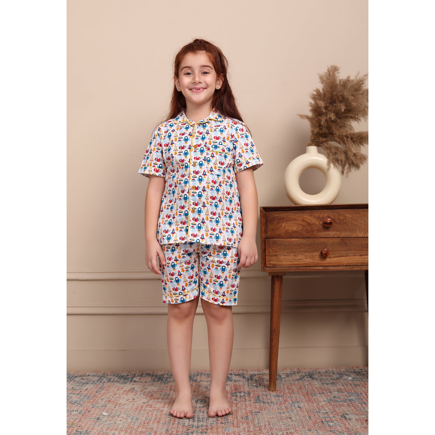 Space Print Night suit for Girls or Boys