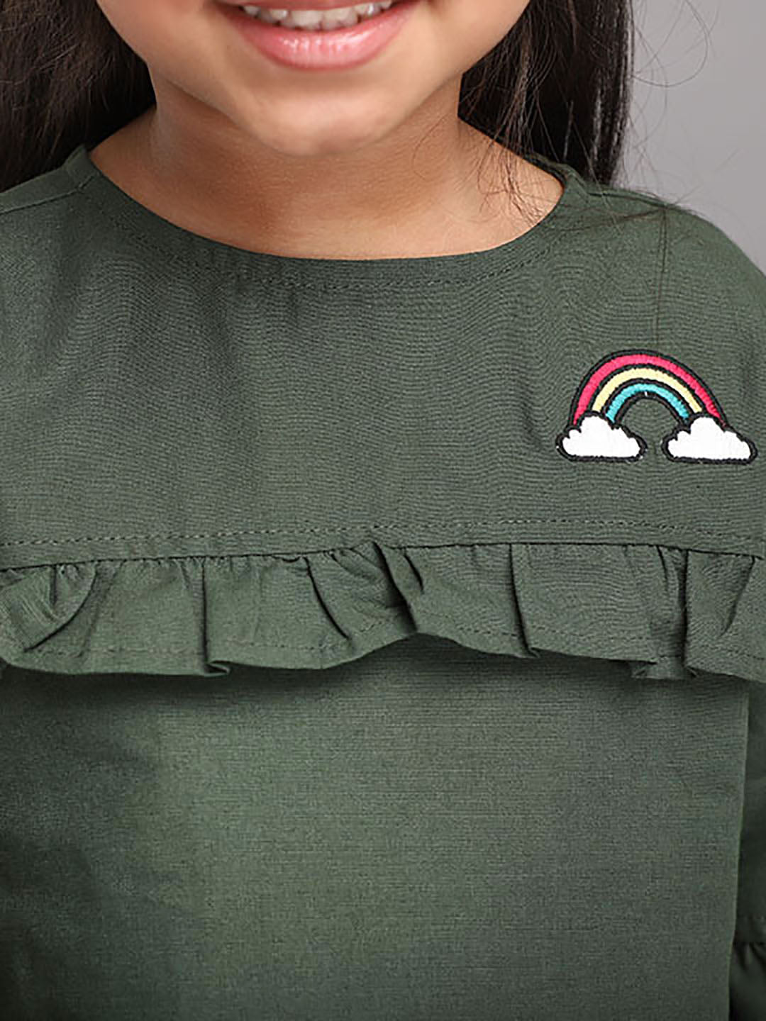 Linen Dress in Green