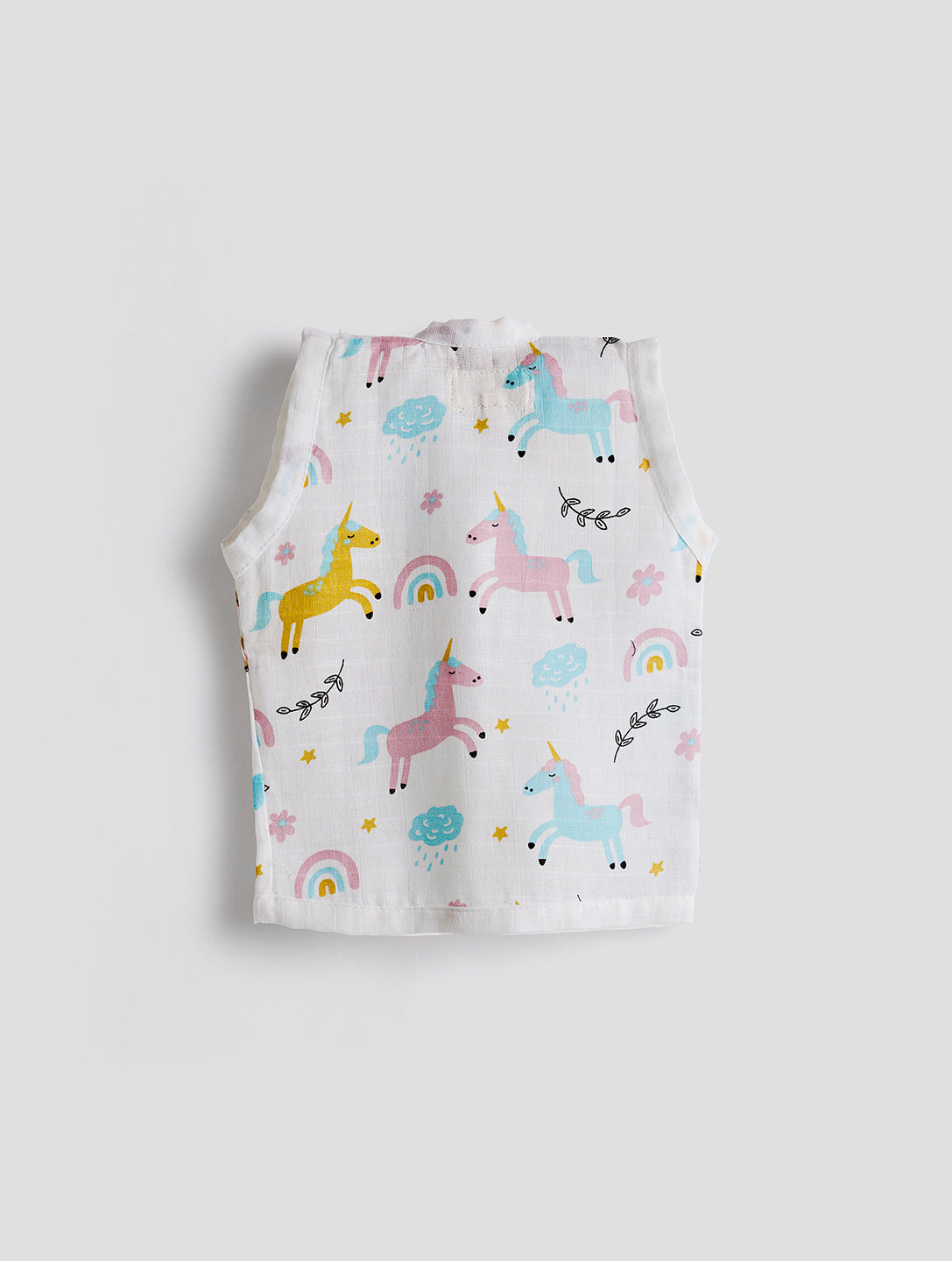 Infants' 100% Cotton Muslin Jablas-Set of 3 Soft & Comfy (Elephant, Unicorn & Cactus)