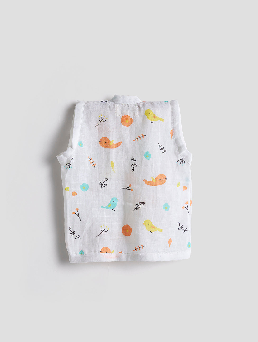 Infants' 100% Cotton Muslin Jablas-Set of 2 Soft & Comfy (Dino & Sparrow)