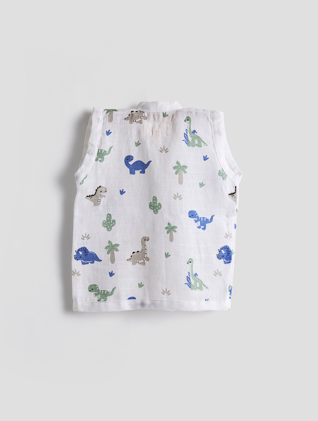 Infants' 100% Cotton Muslin Jablas-Set of 2 Soft & Comfy (Dino & Sparrow)