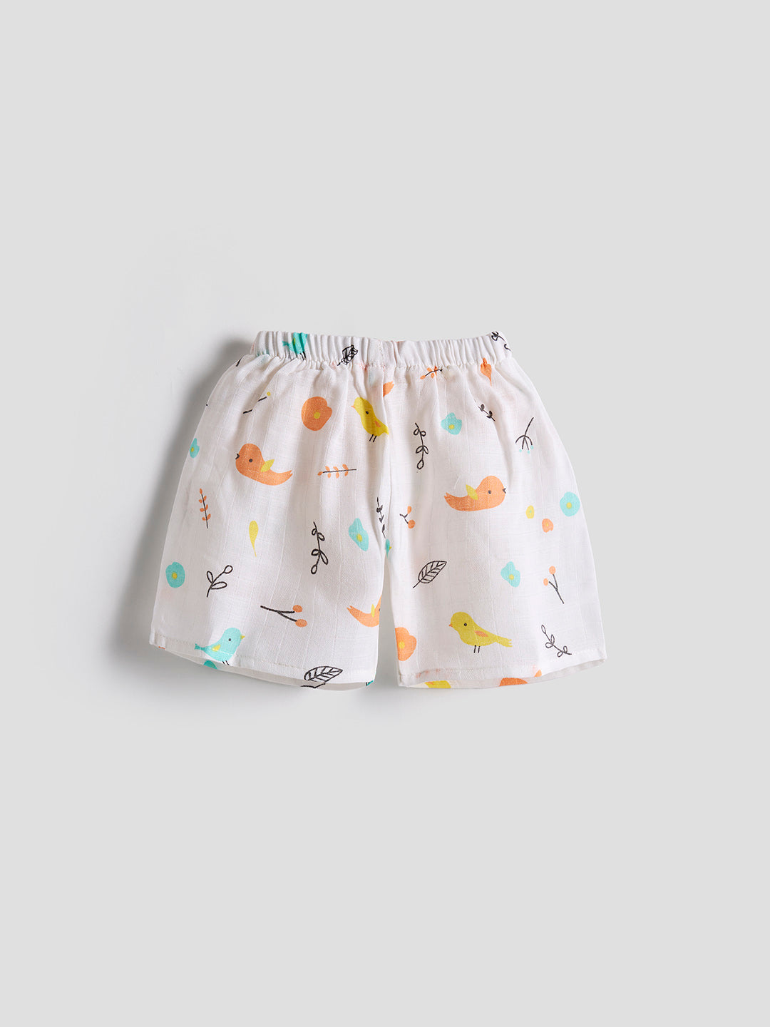 Infants' 100% Cotton Muslin Co-ord Set Soft & Comfy (Sparrow)