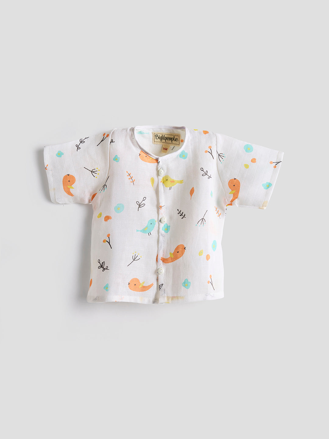 Infants' 100% Cotton Muslin Co-ord Set Soft & Comfy (Sparrow)