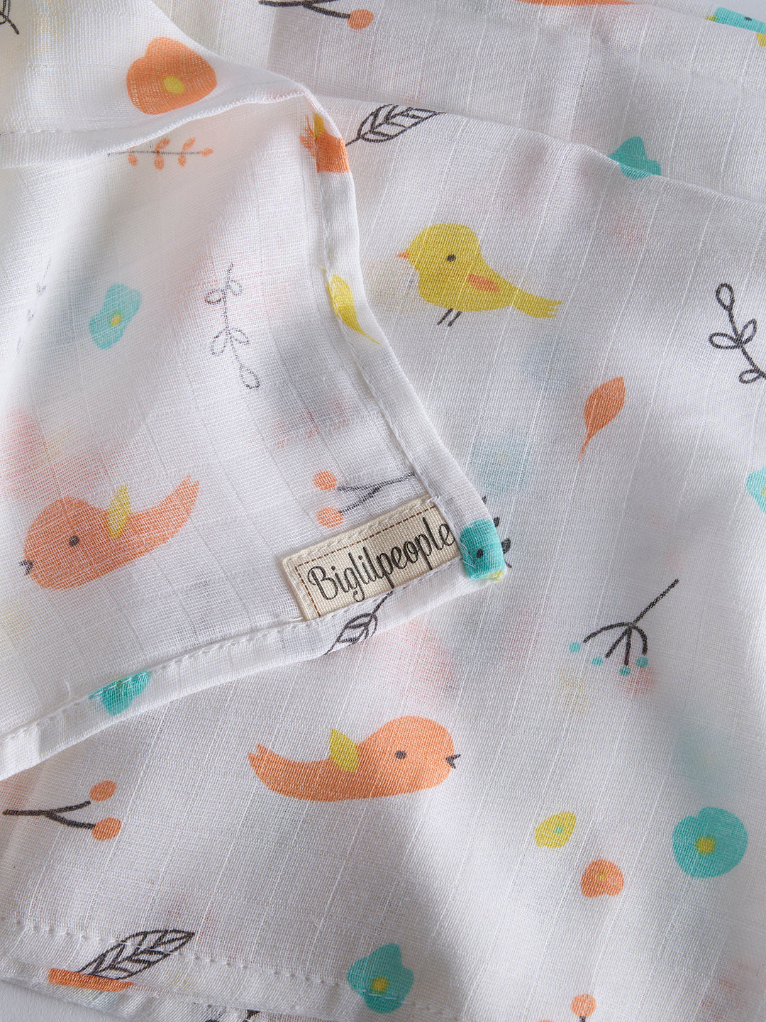 Soft Cotton Baby Swaddles – Pack of 2 | Breathable & Gentle for Newborns