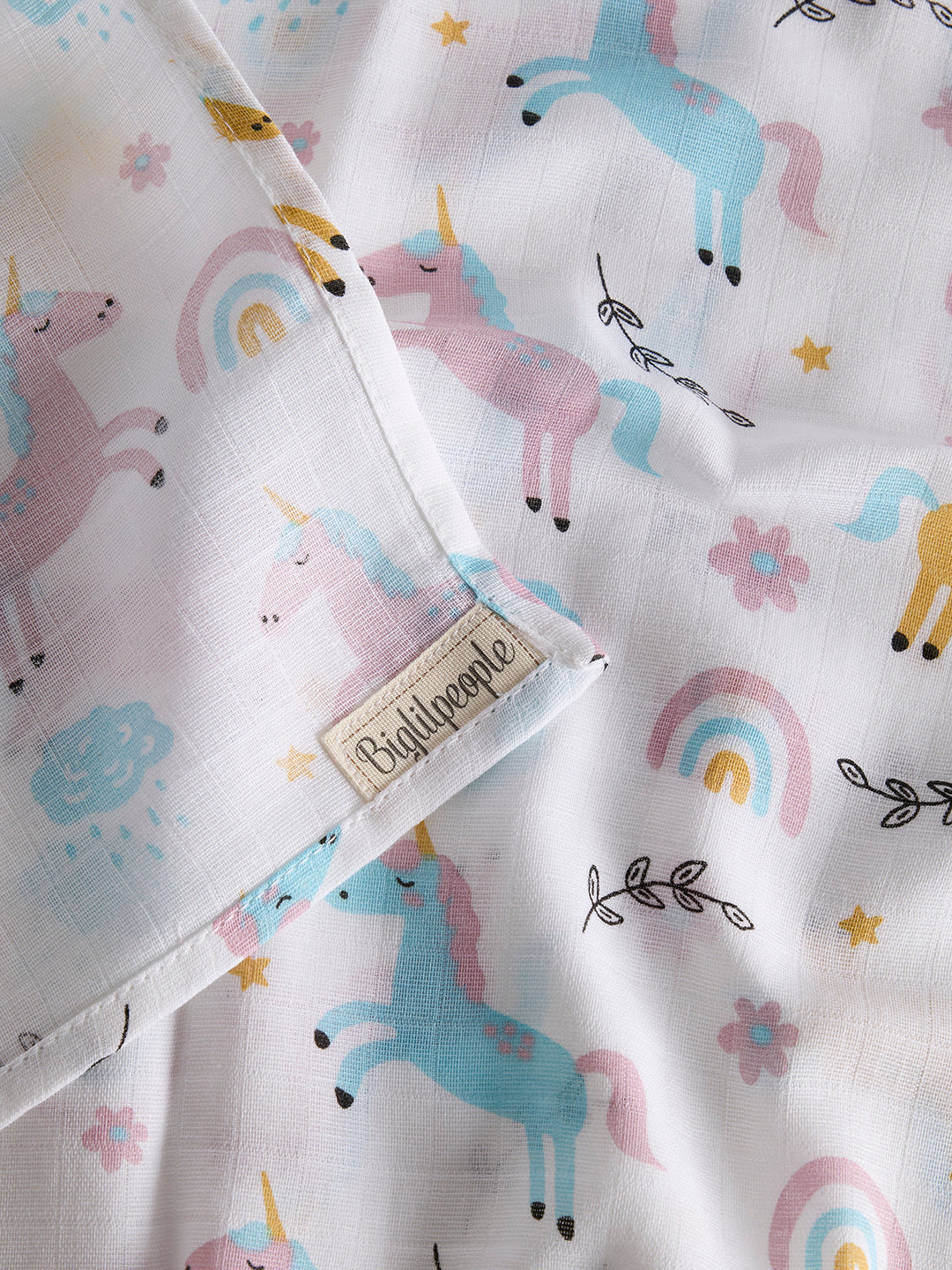 Soft Cotton Baby Swaddles – Pack of 2 | Breathable & Gentle for Newborns
