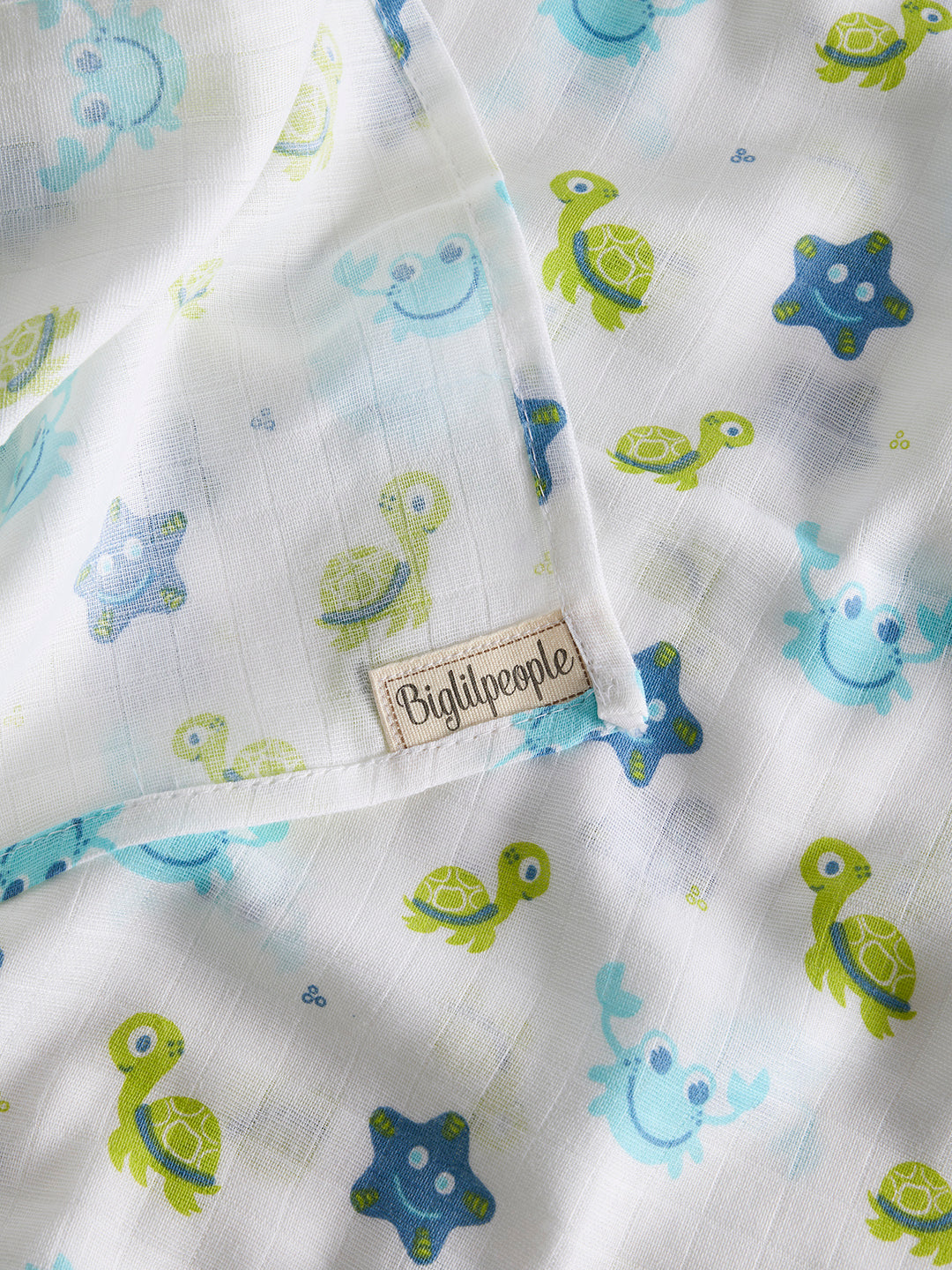 Soft Cotton Baby Swaddles – Pack of 2 | Breathable & Gentle for Newborns