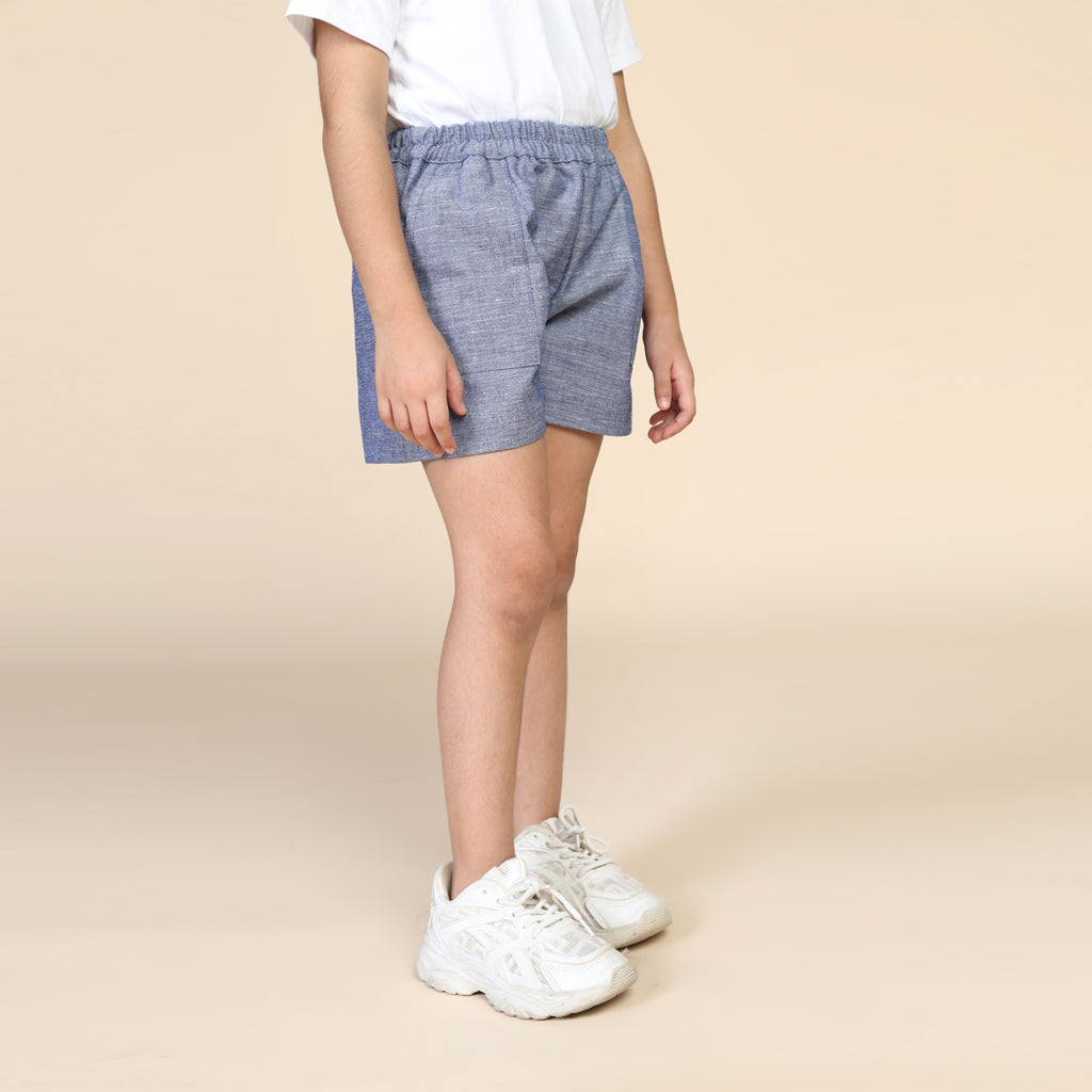 Everyday Demin Blue Shorts for Girls