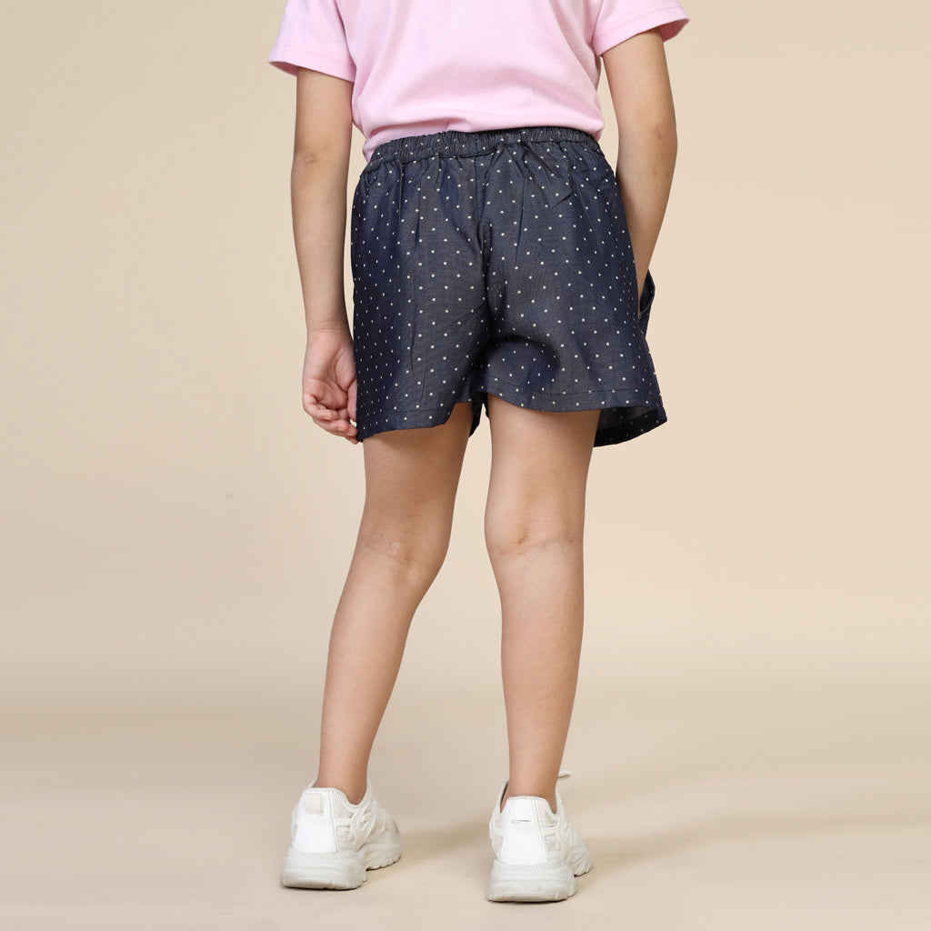 Everyday Shorts for Girls in Tencel Denim