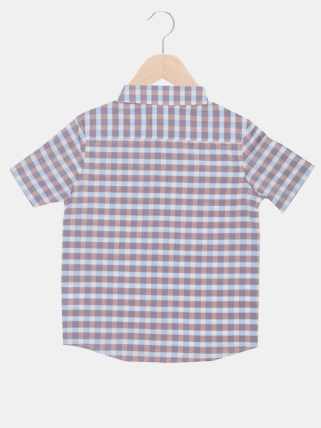 Blue & Brown Check Shirt