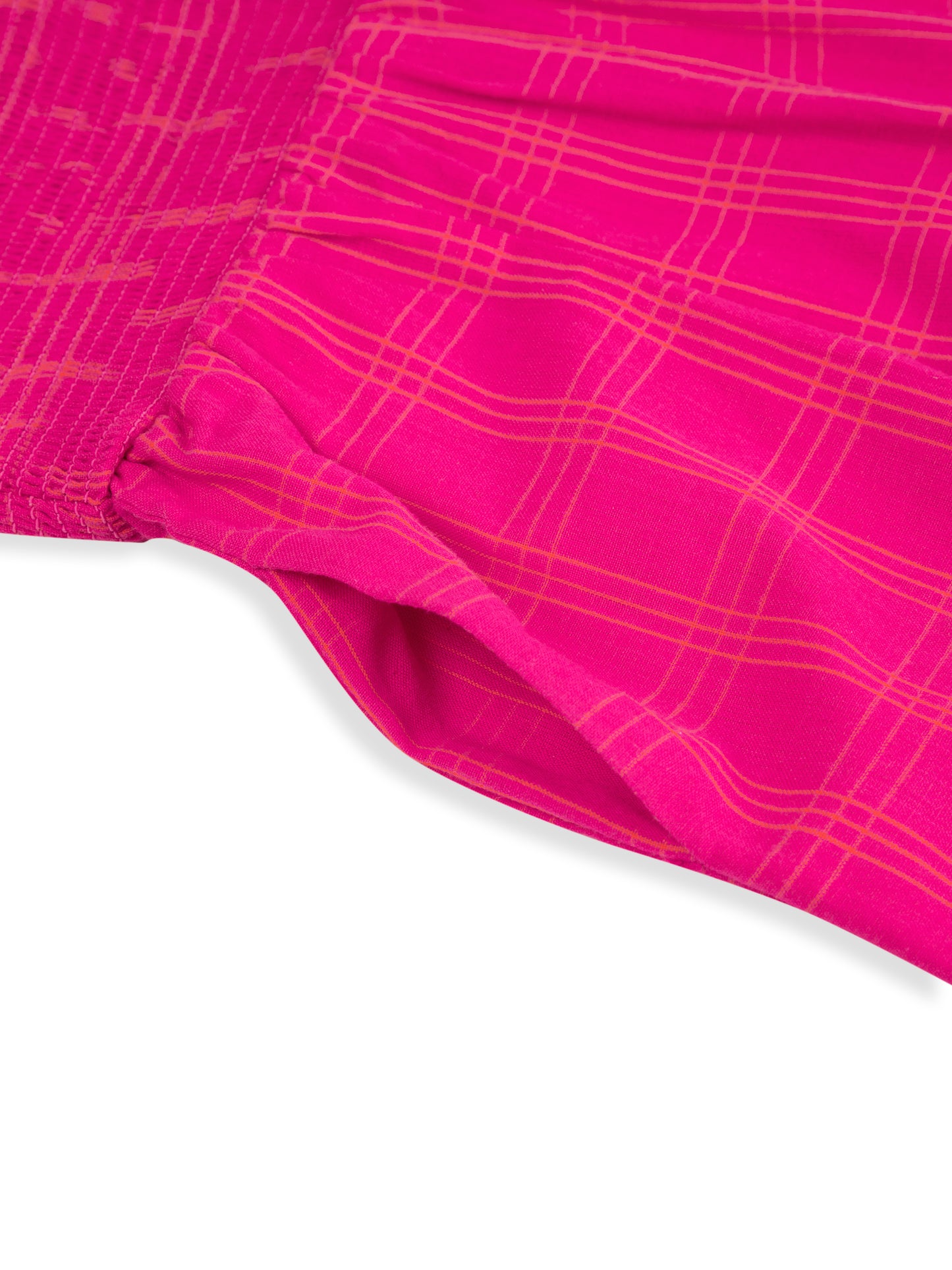 Jumpsuits for Girls in Pink & Orange Checks