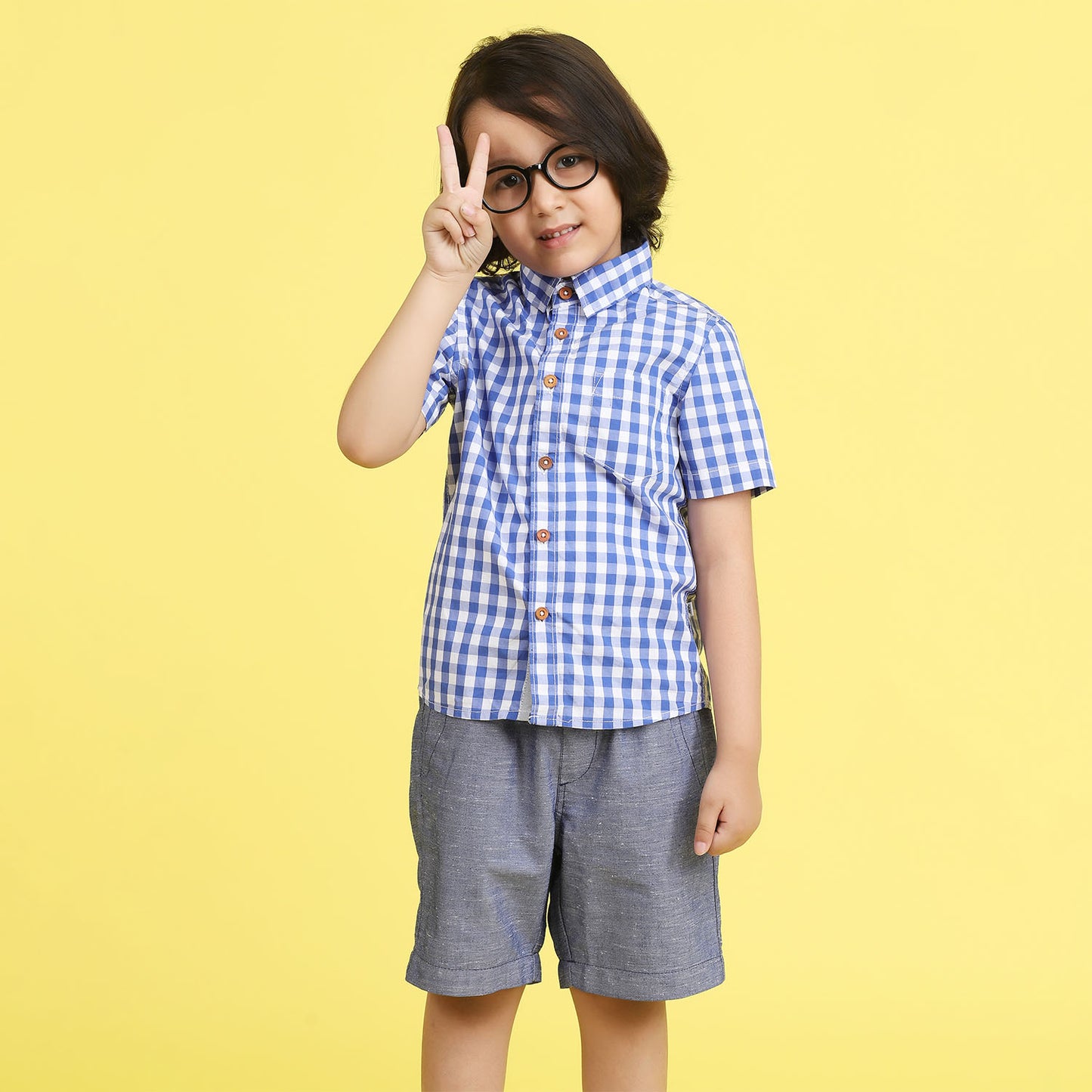 Blue Denim Shorts for Boys