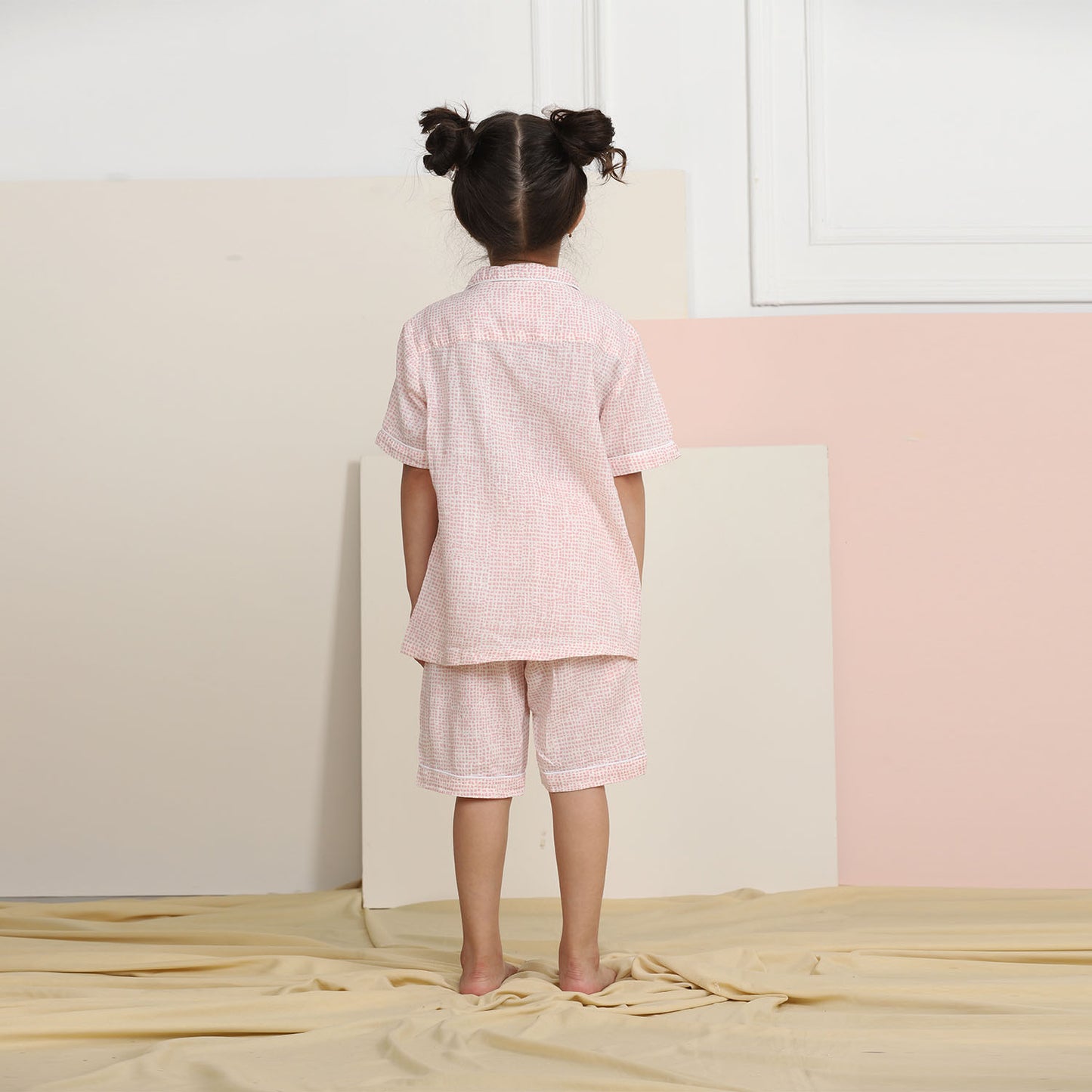 Cotton Candy Half Sleeves Night Suits For Girls