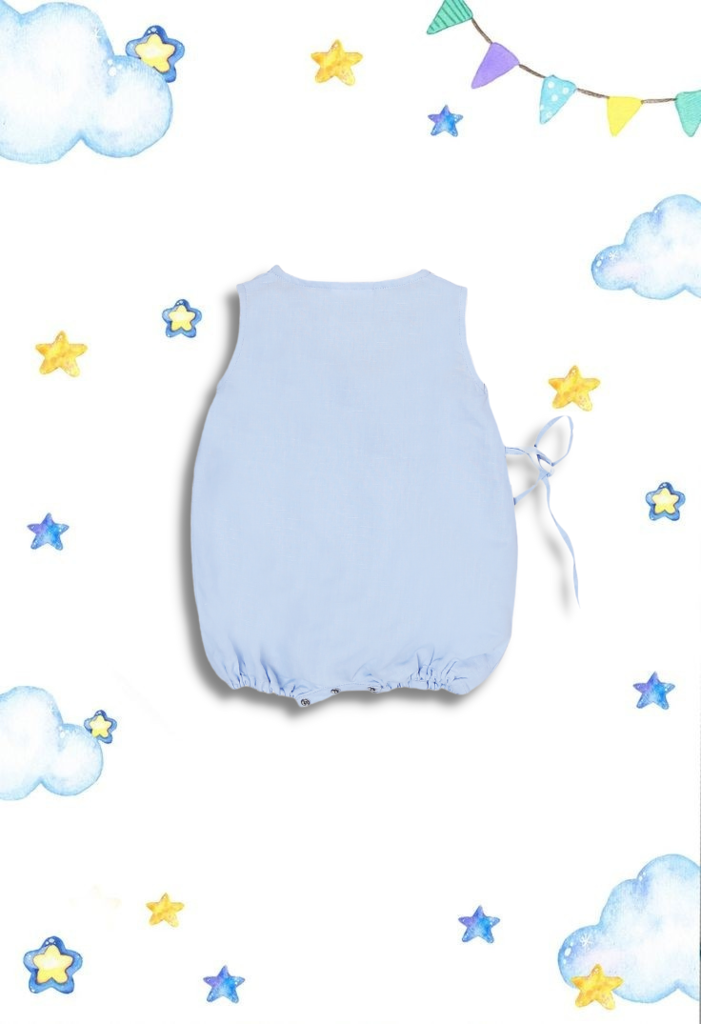 Everyday Romper in Powder Blue