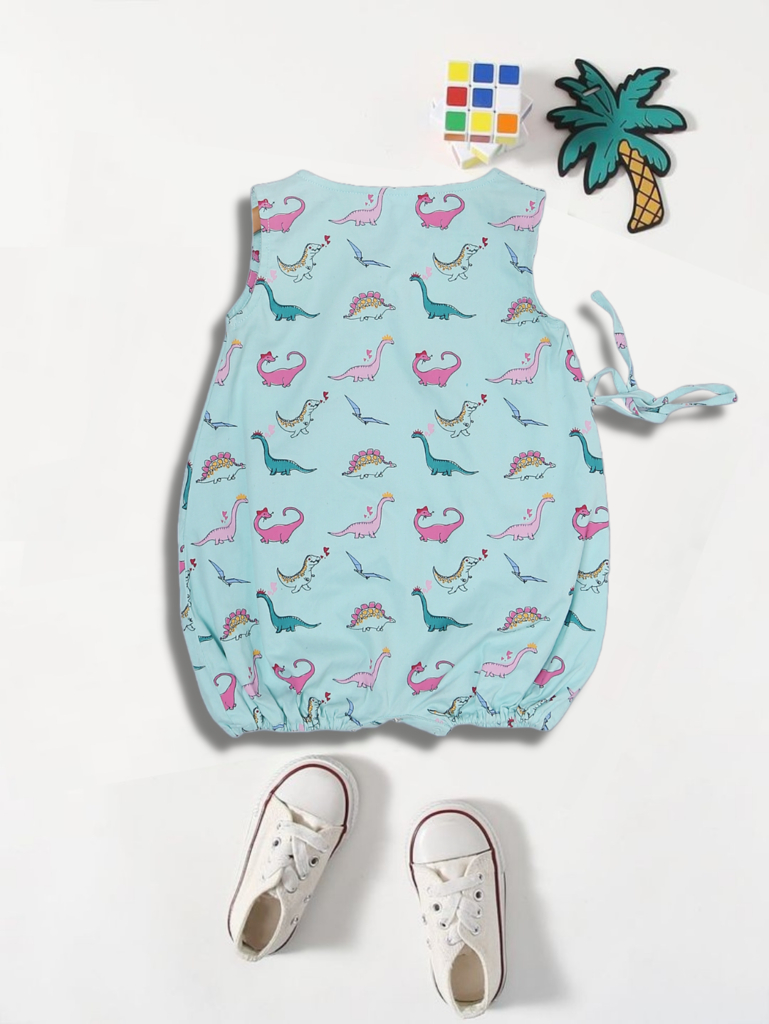 Fun Dino Print Romper