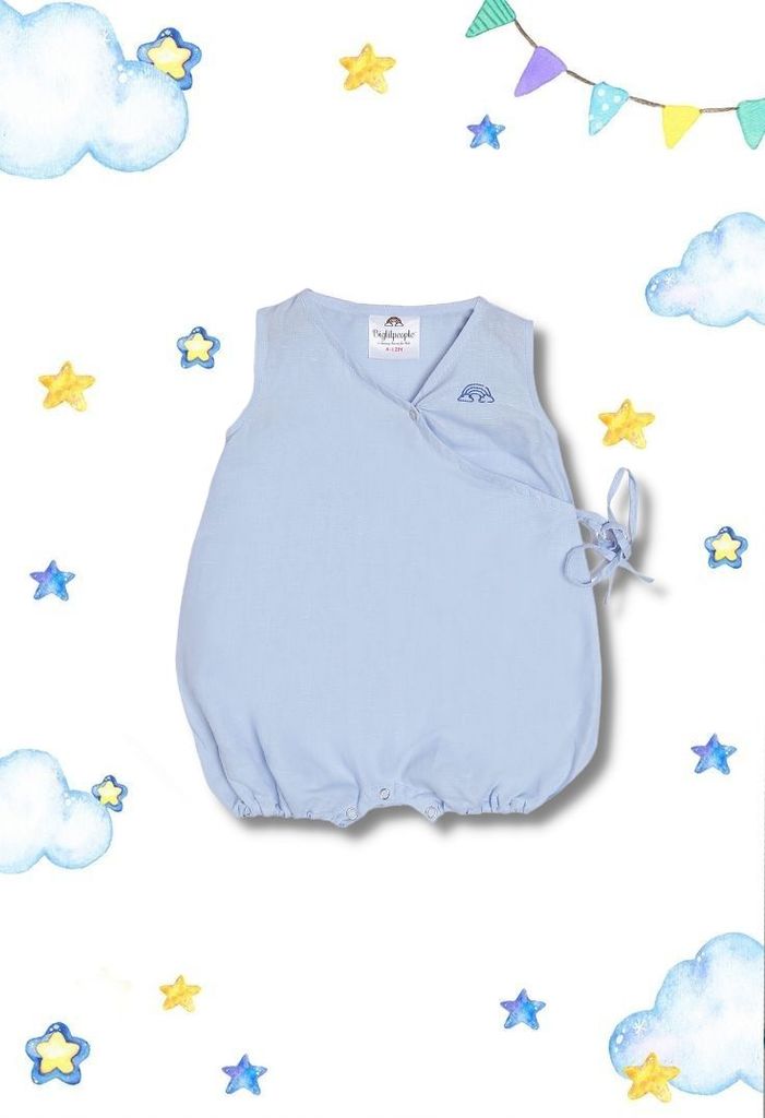 Everyday Romper in Powder Blue